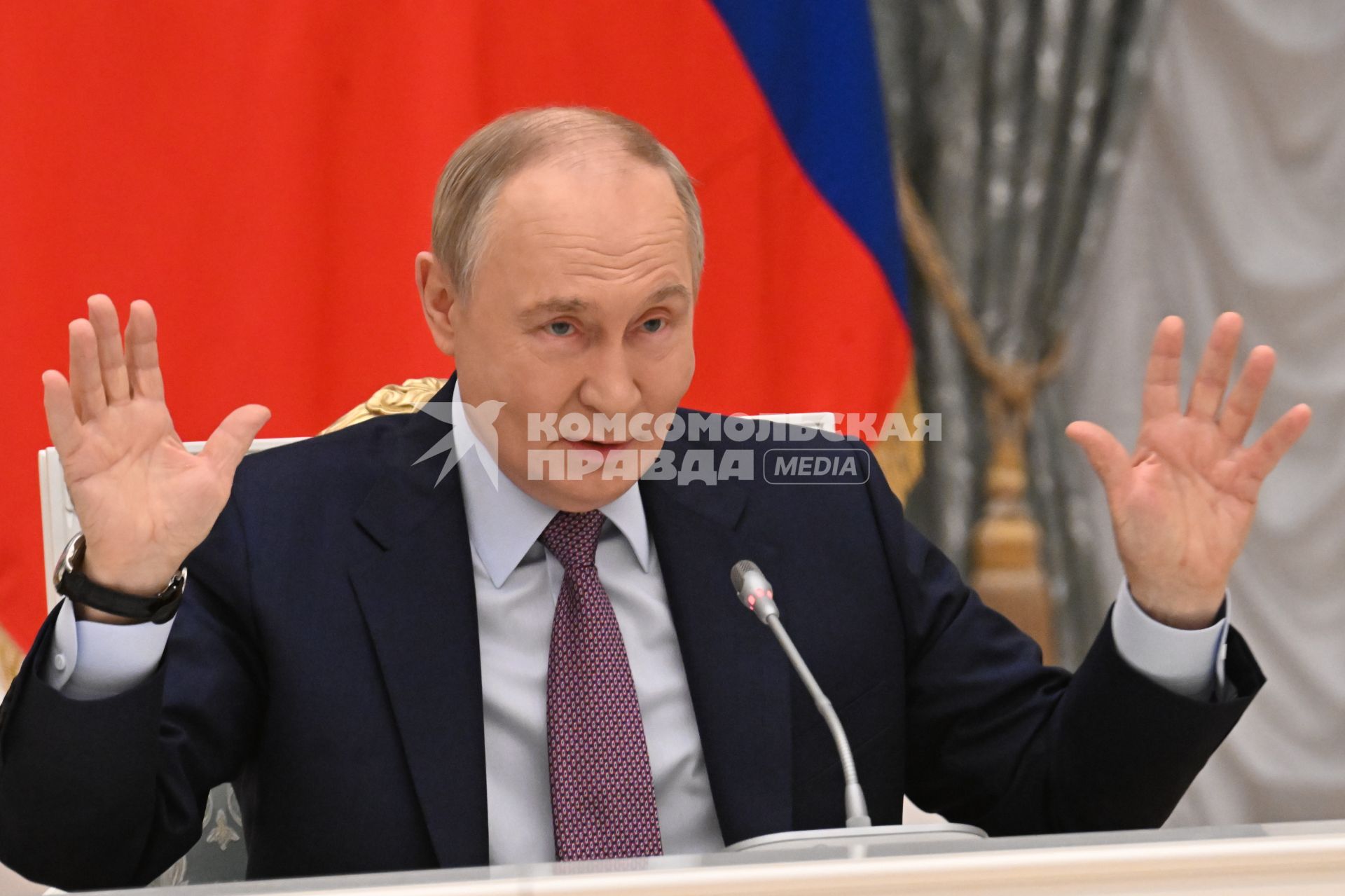 Заседание Совета при президенте РФ по реализации государственной демографической и семейной политики
