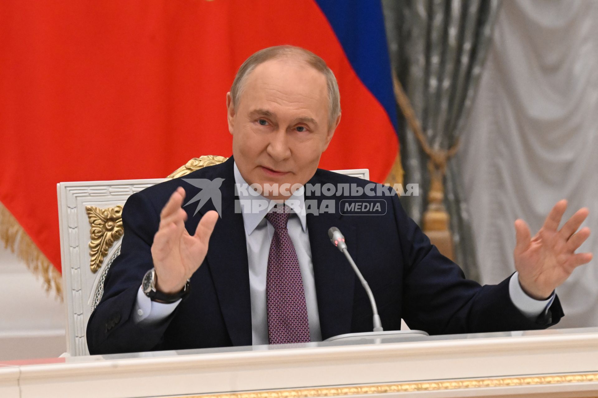 Заседание Совета при президенте РФ по реализации государственной демографической и семейной политики