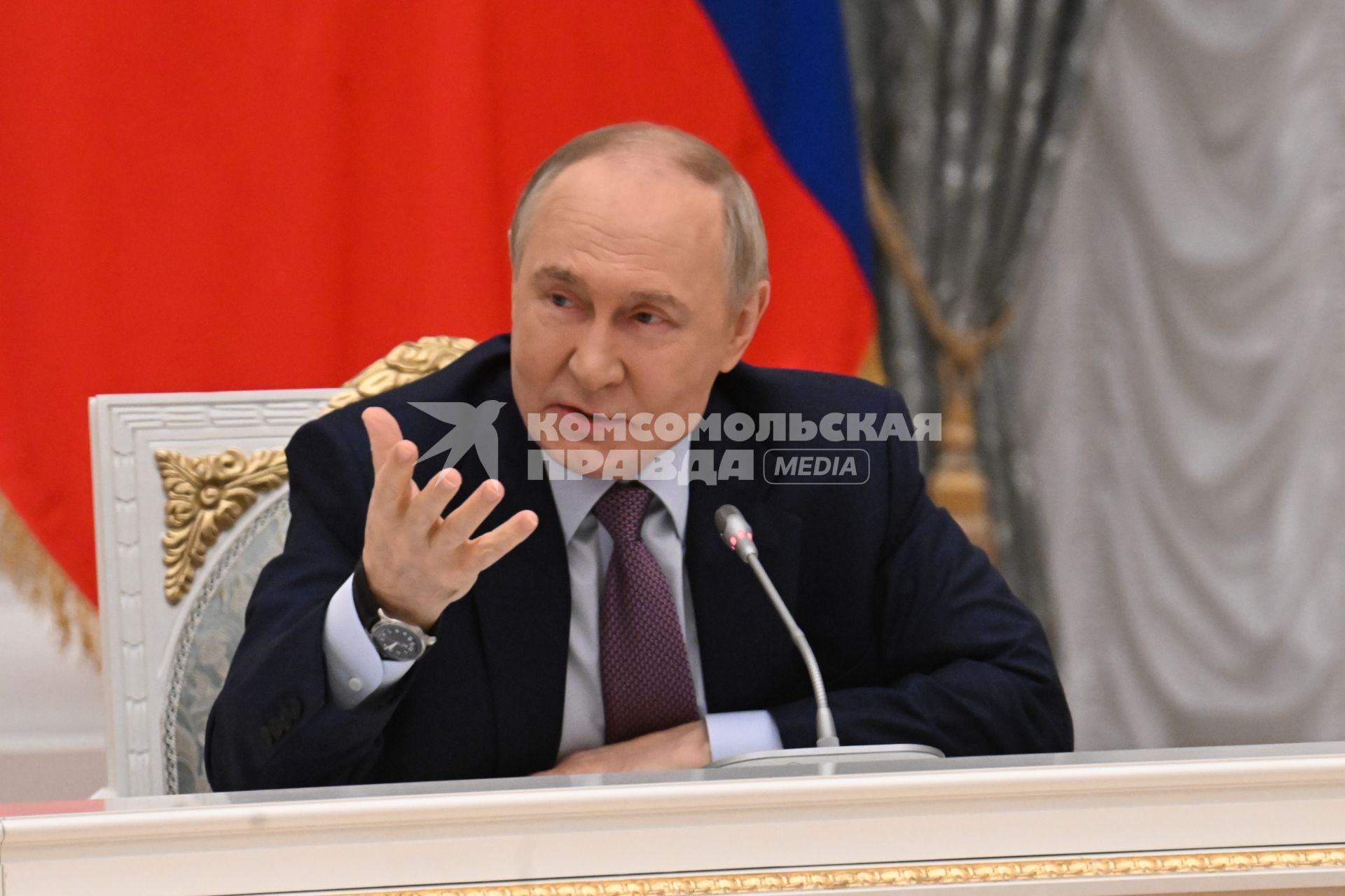 Заседание Совета при президенте РФ по реализации государственной демографической и семейной политики