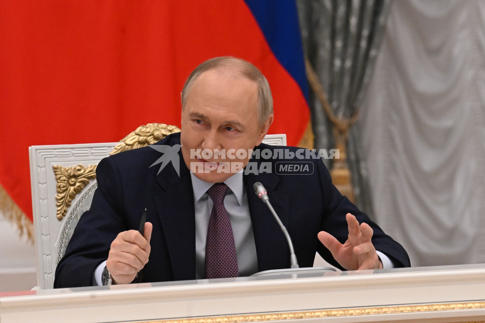 Заседание Совета при президенте РФ по реализации государственной демографической и семейной политики