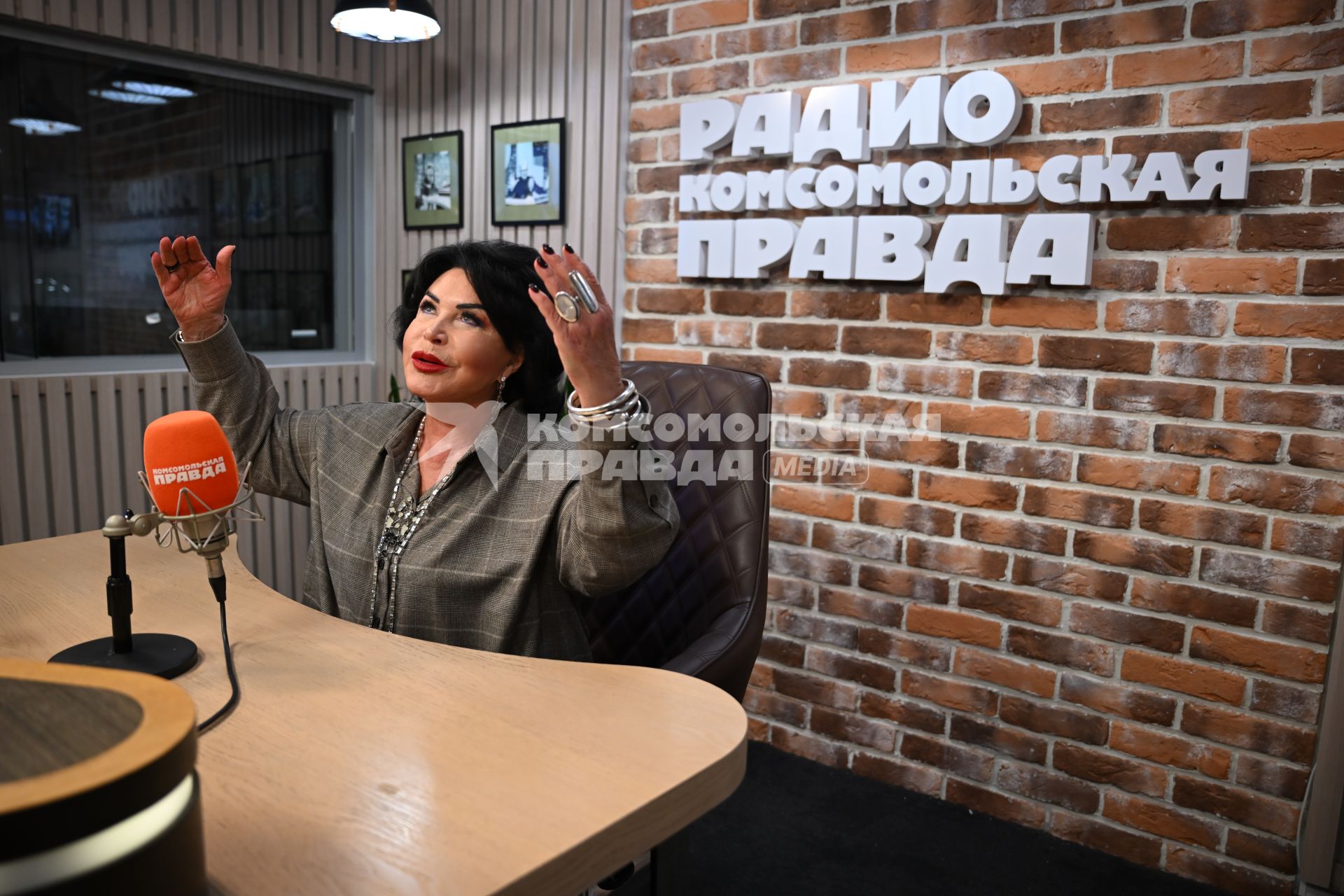 Надежда Бабкина на радиостанции Комсомольская правда\"