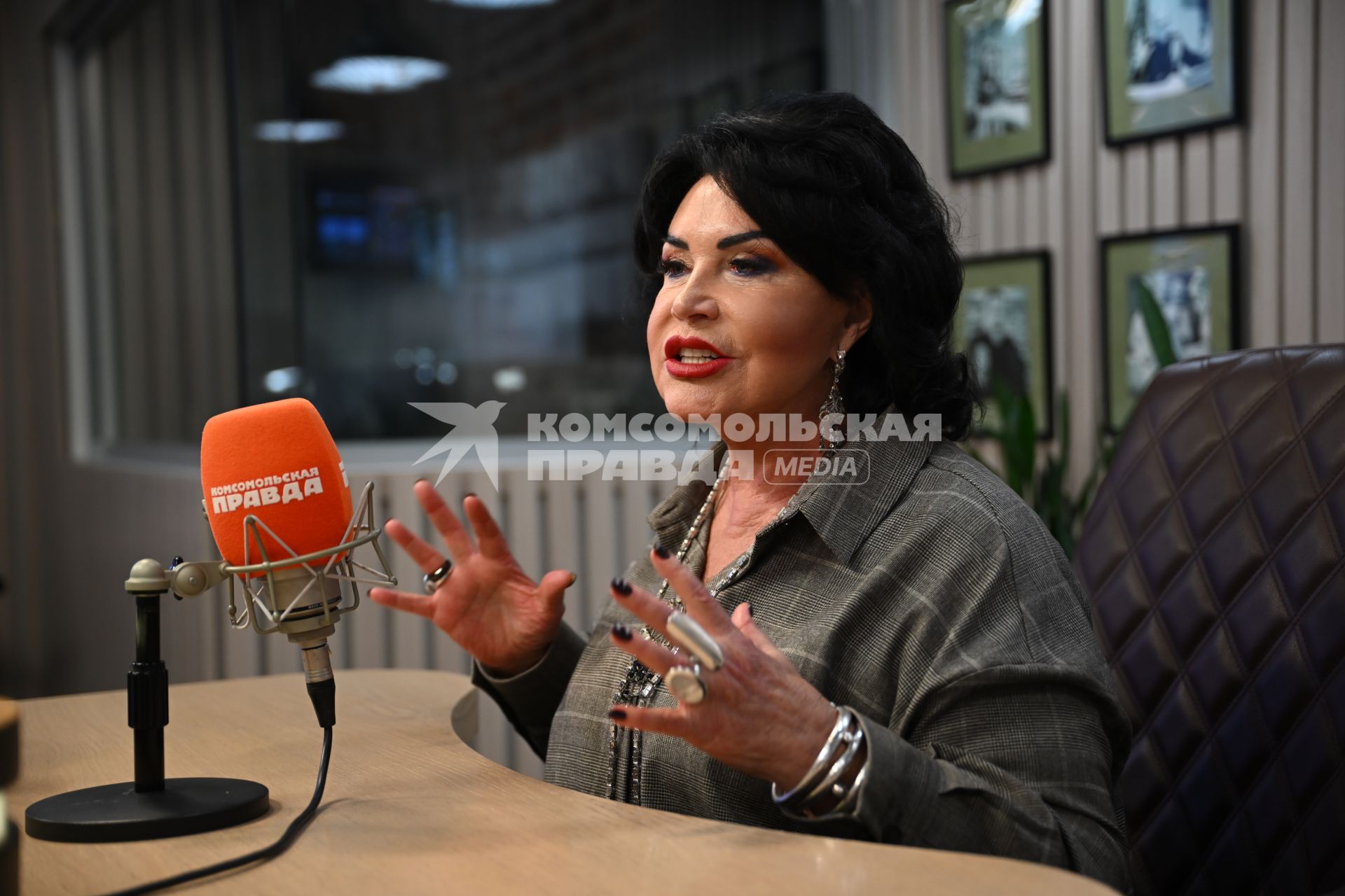 Надежда Бабкина на радиостанции Комсомольская правда\"