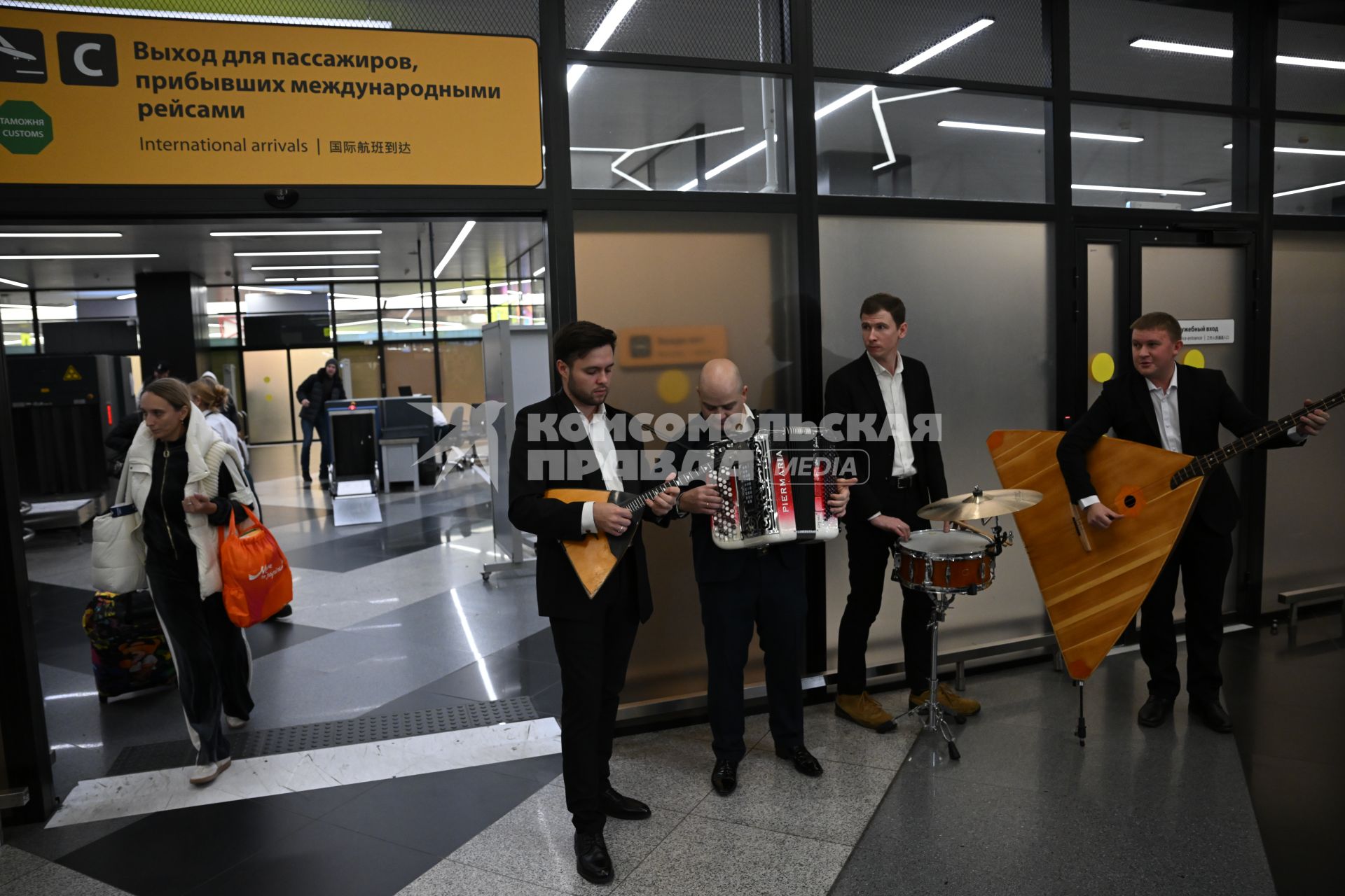 Встреча российских гимнастов, завоевавших призовые места на чемпионате мира