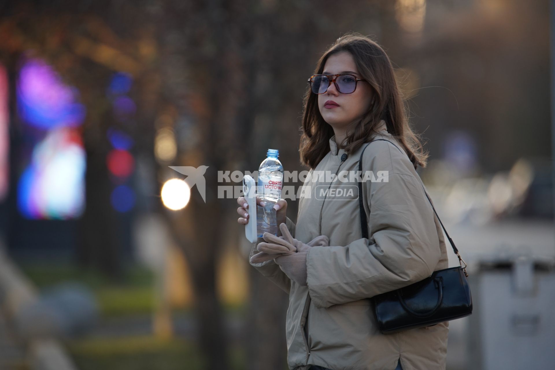 Горожане на прогулке