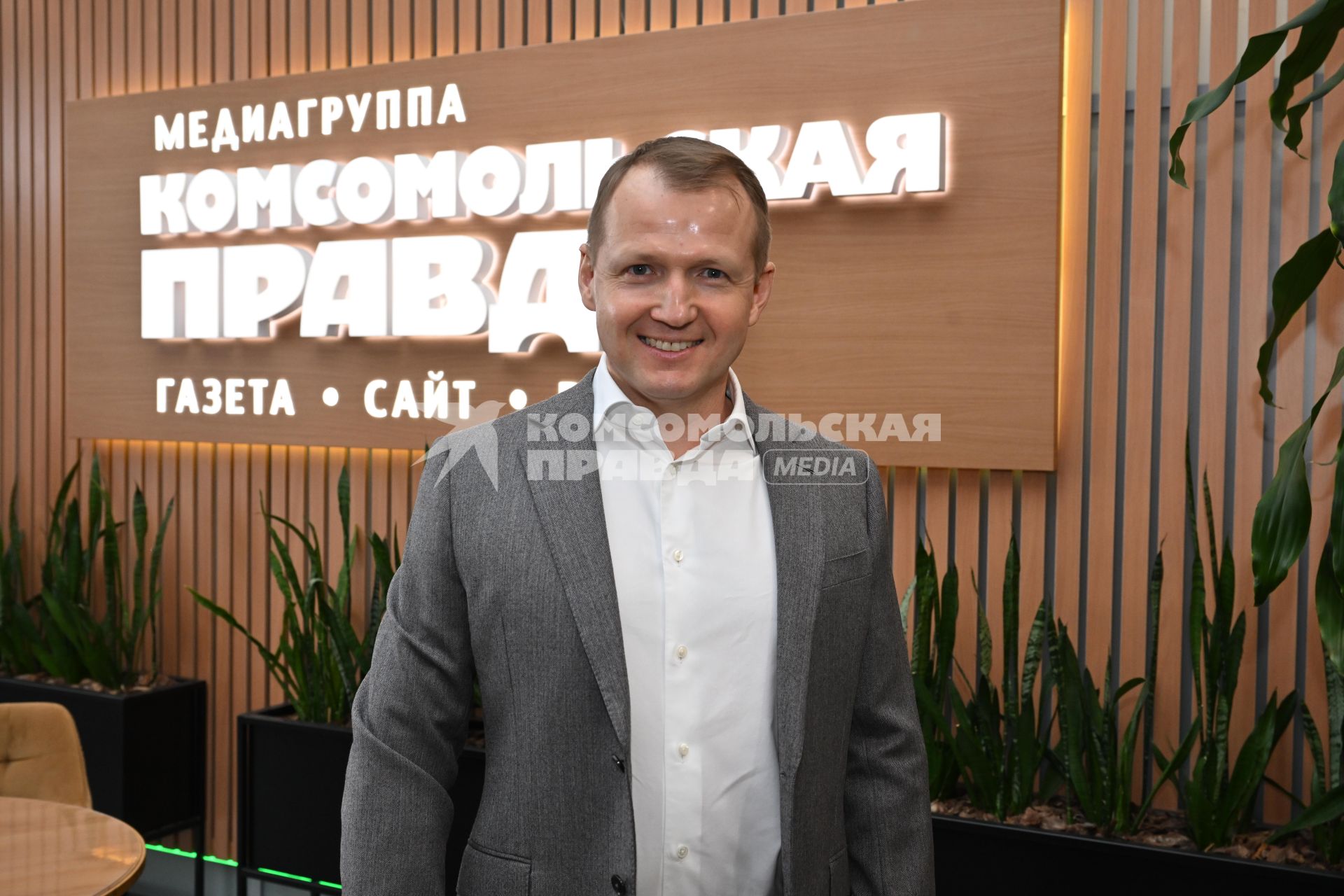 Николай Асаул в редакции \"Комсомольской правды\"