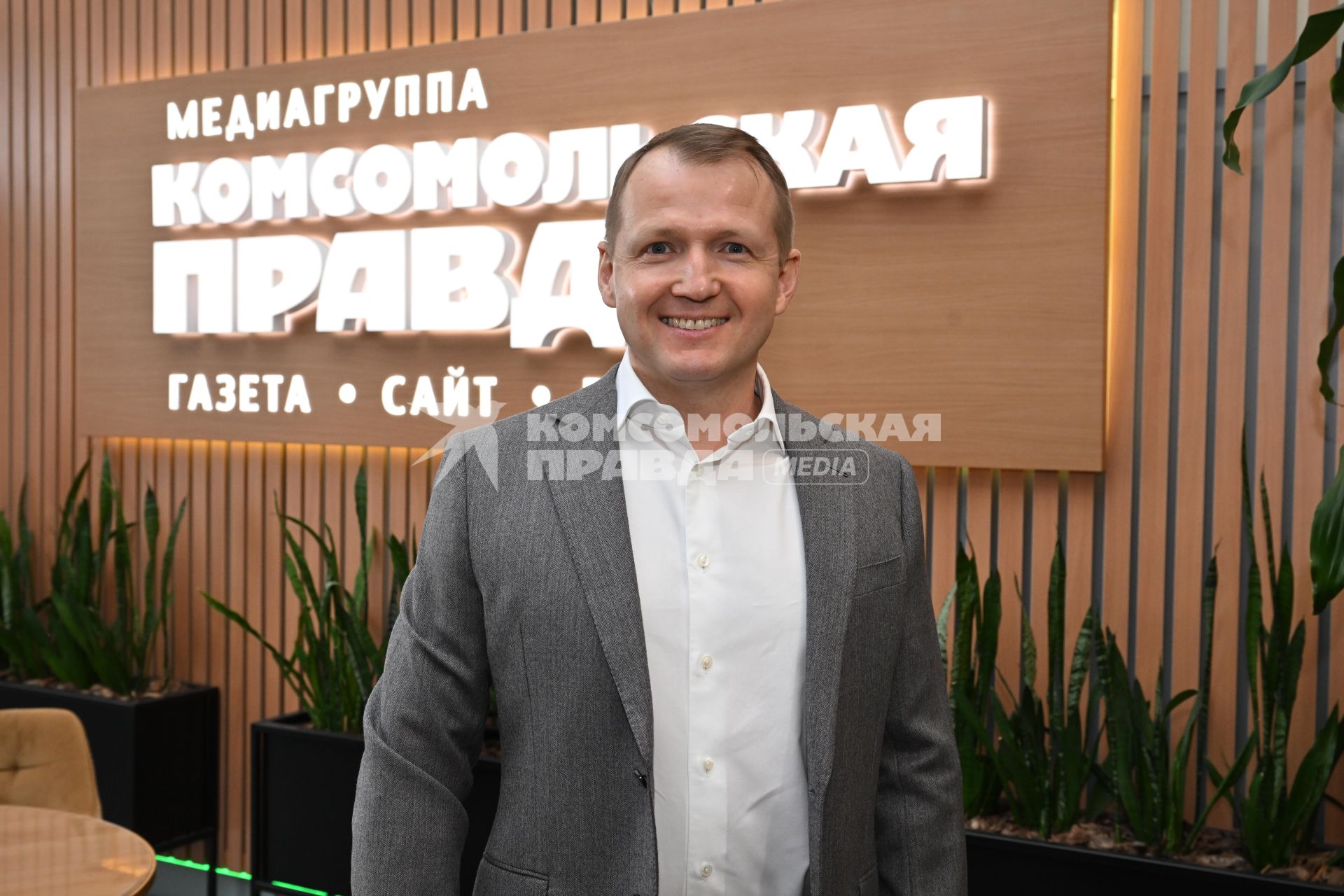 Николай Асаул в редакции \"Комсомольской правды\"