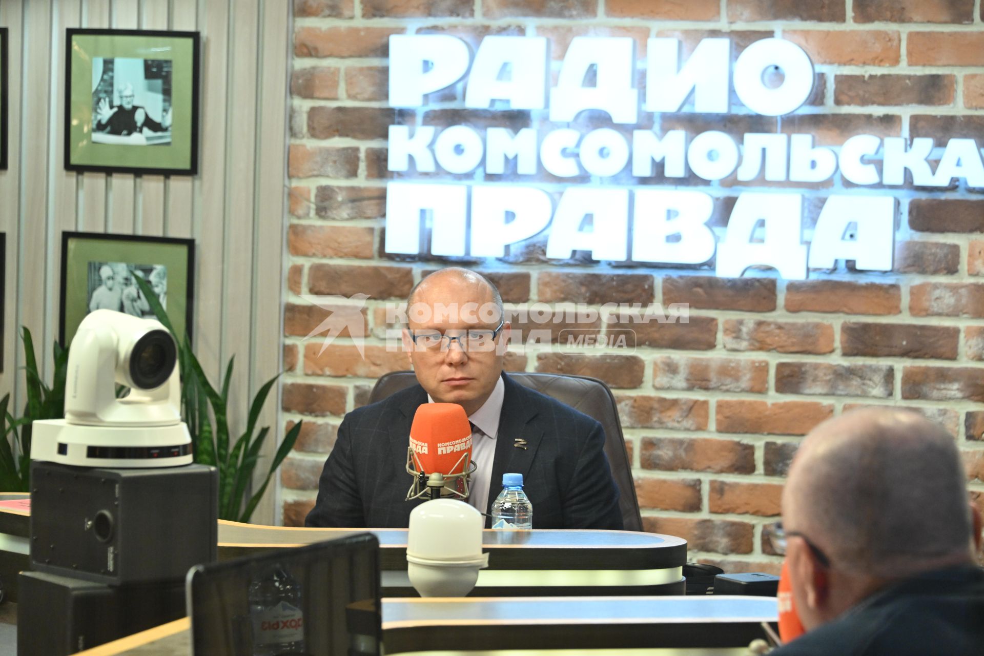 Виталий Ганчев на радиостанции Комсомольская правда\"