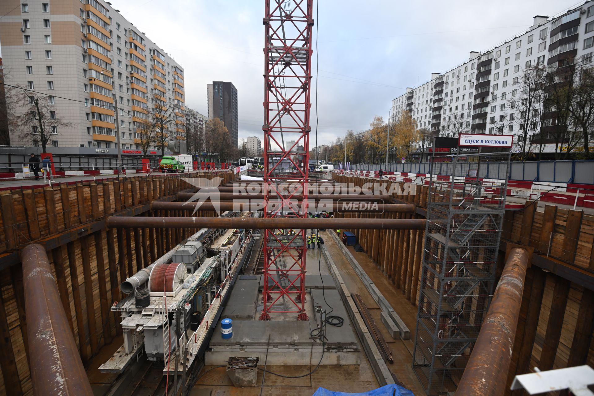 Строительство метро от \"Щелковской\" до \"Гольяново\" в Москве