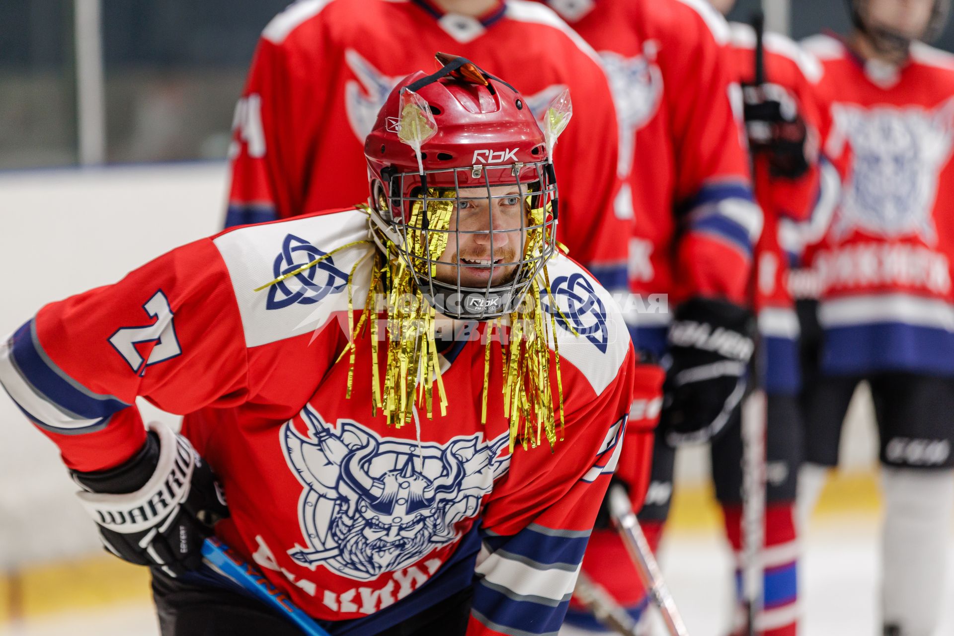 Новогодняя тренировка хоккейной команды Викинги\" в Челябинске