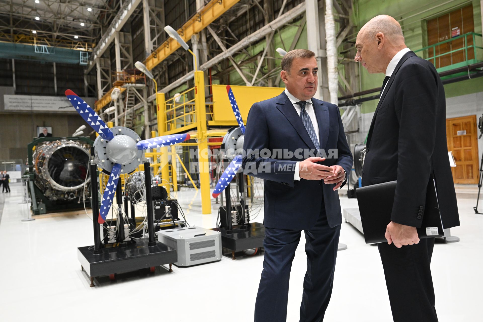 Владимир Путин посетил ПАО ОДК-Кузнецов\" в Самаре