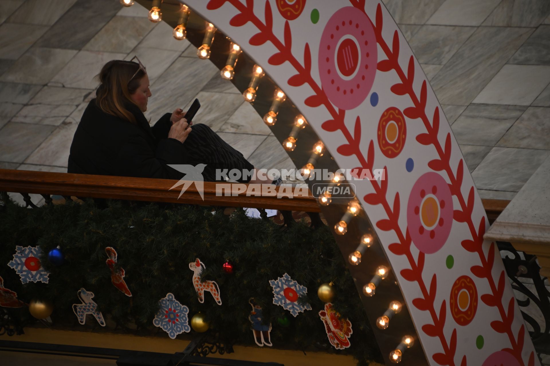 Новогоднее украшение ГУМа