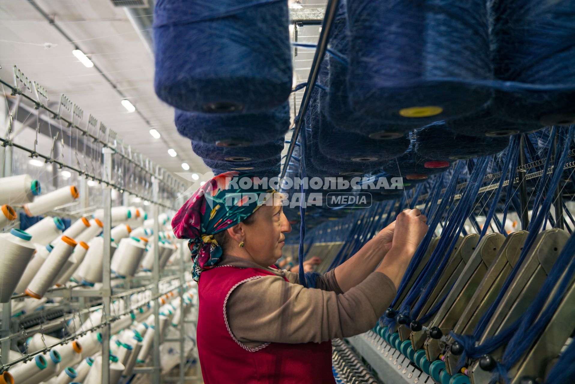 Фабрика по переработке овечьей шерсти и выпуску пряжи в Карачаево-Черкессии