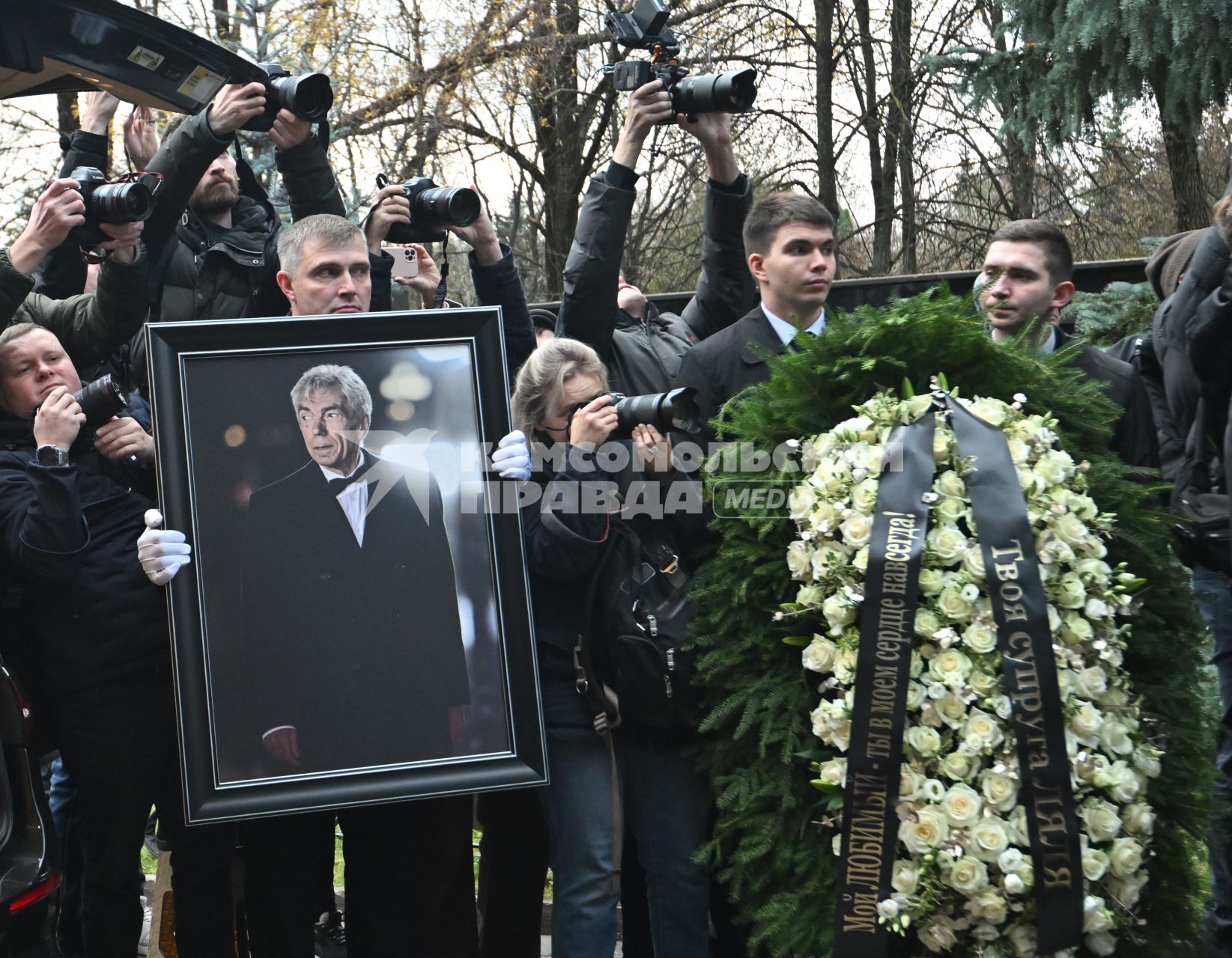 Прощание с телеведущим Юрием Николаевым