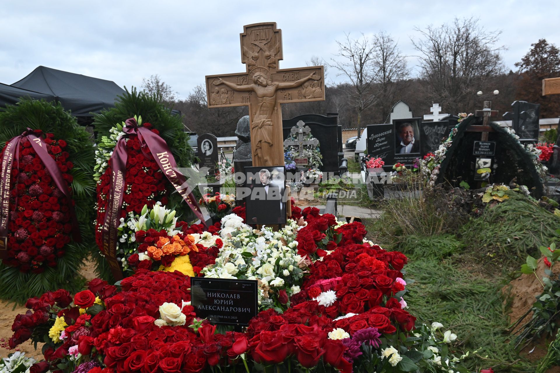 Прощание с телеведущим Юрием Николаевым