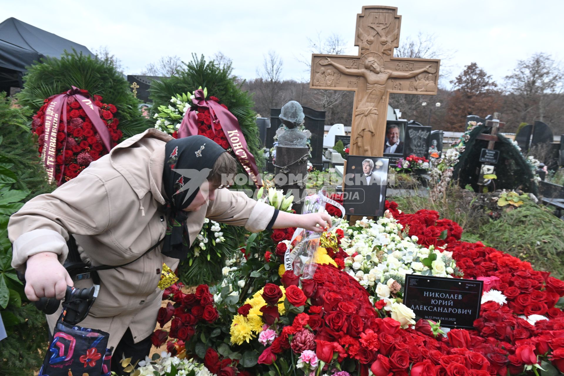 Прощание с телеведущим Юрием Николаевым