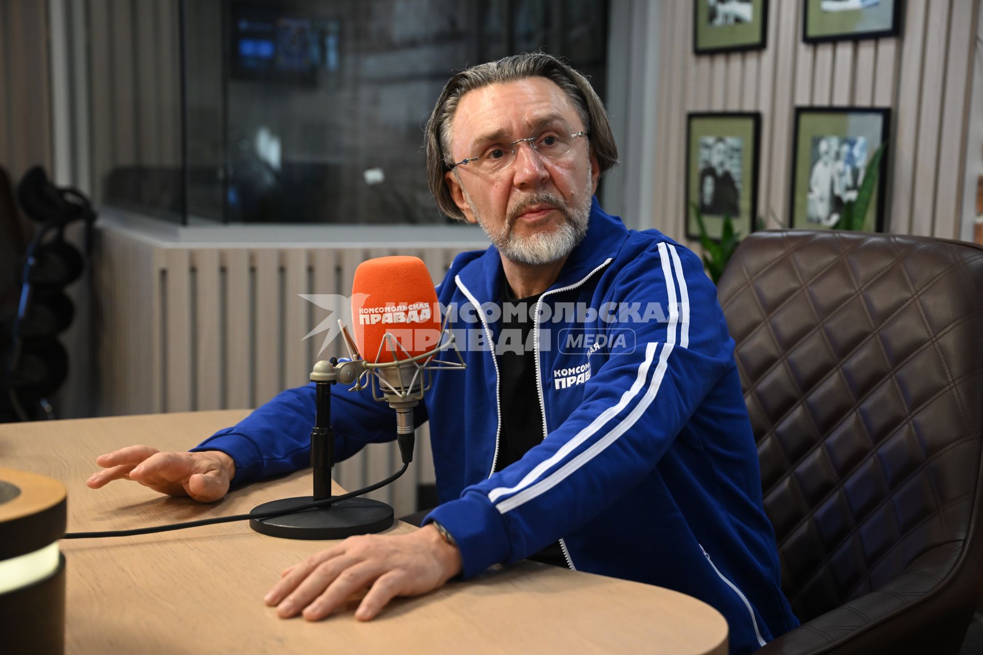 Сергей Шнуров на радиостанции Комсомольская правда\"