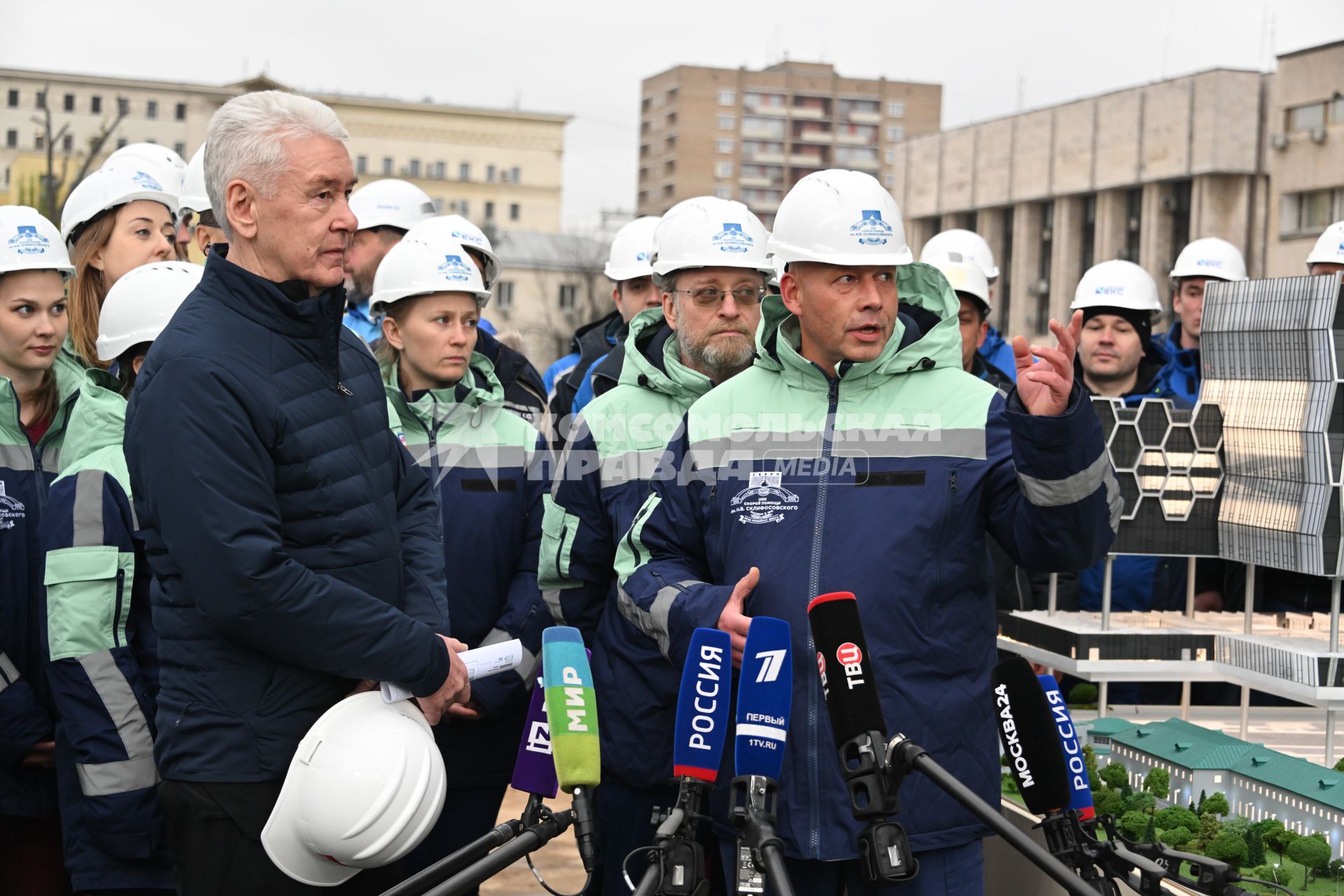 Строительство нового лечебно-диагностического корпуса НИИ им. Склифосовского в Москве