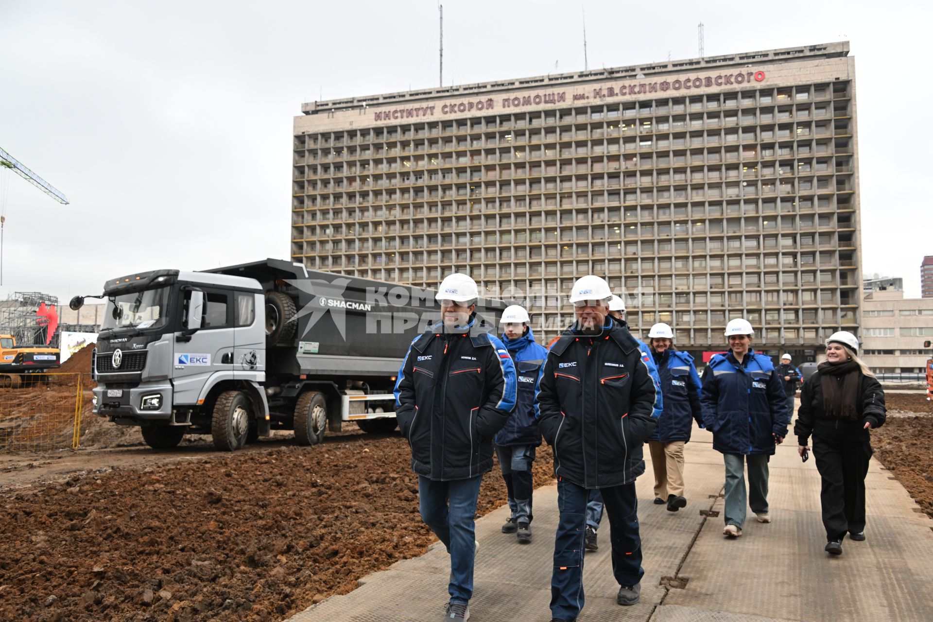 Строительство нового лечебно-диагностического корпуса НИИ им. Склифосовского в Москве