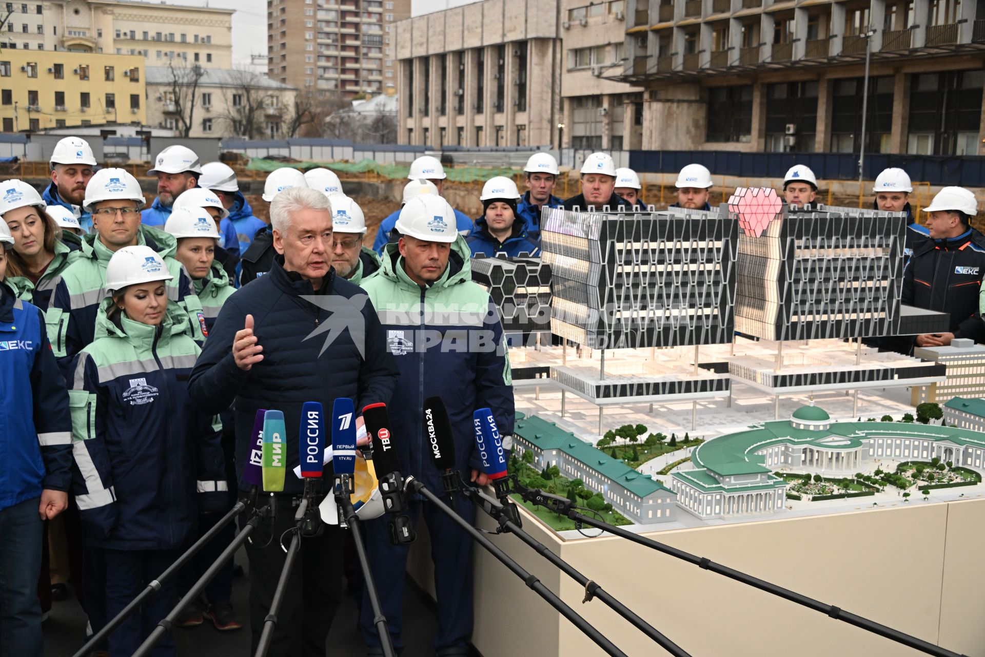 Строительство нового лечебно-диагностического корпуса НИИ им. Склифосовского в Москве