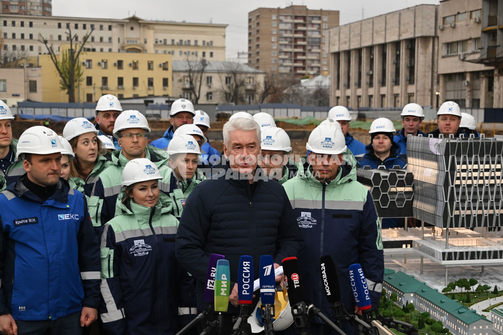 Строительство нового лечебно-диагностического корпуса НИИ им. Склифосовского в Москве
