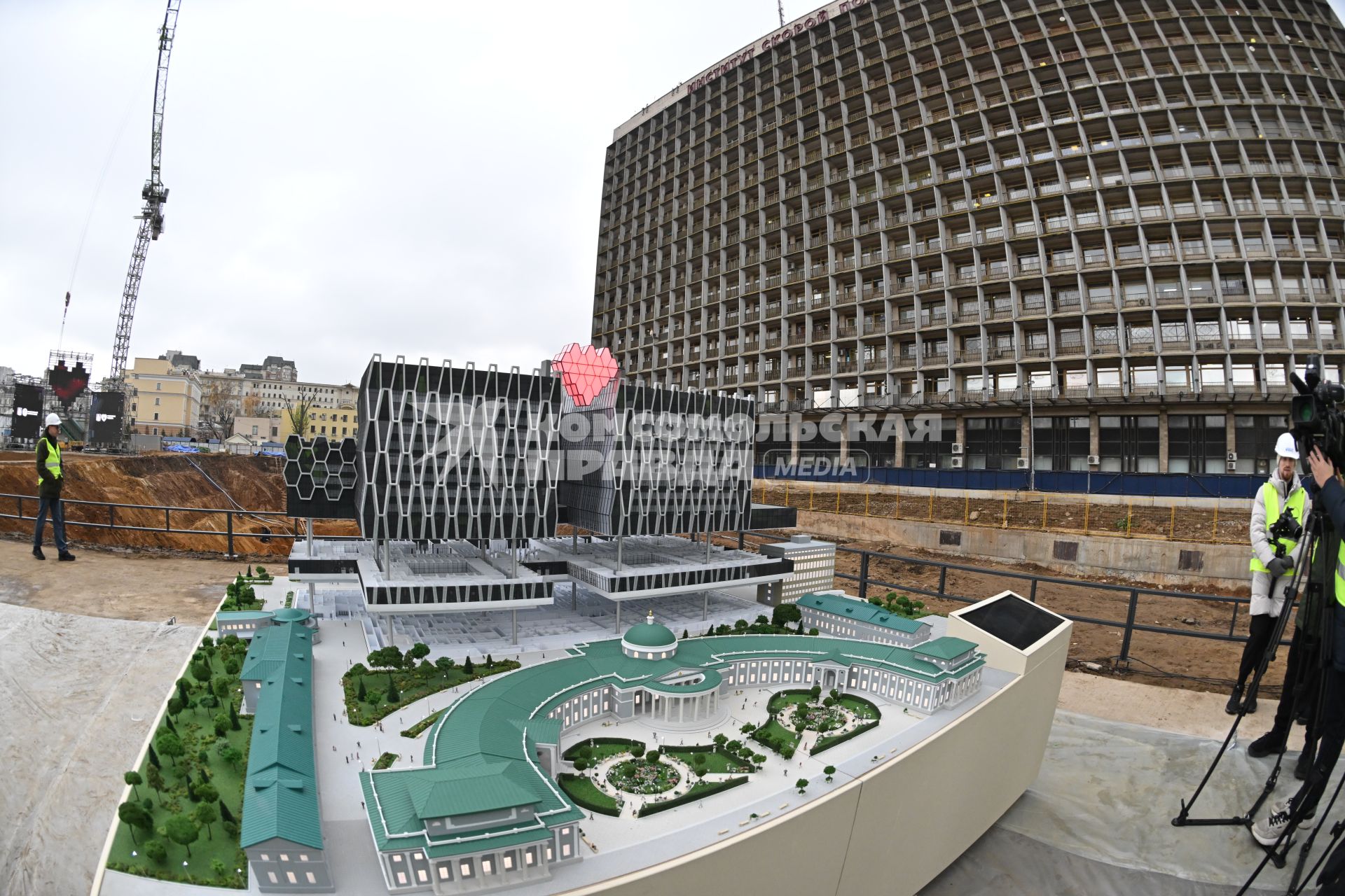 Строительство нового лечебно-диагностического корпуса НИИ им. Склифосовского в Москве