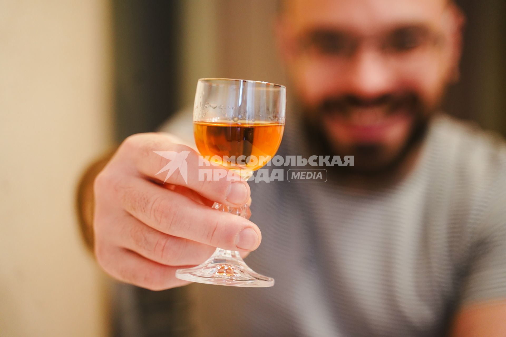 Постановочная съемка на тему алкоголя