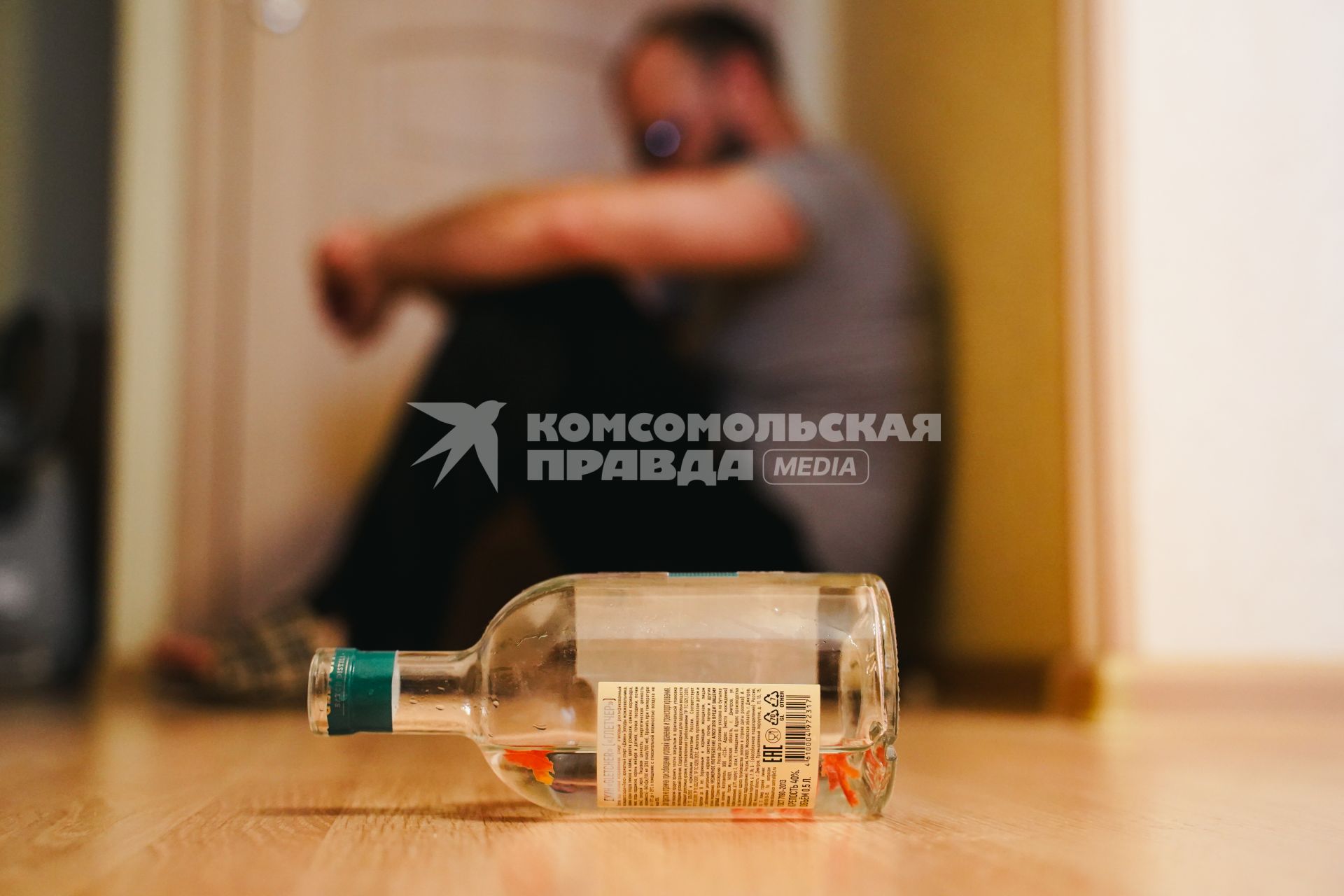 Постановочная съемка на тему алкоголя