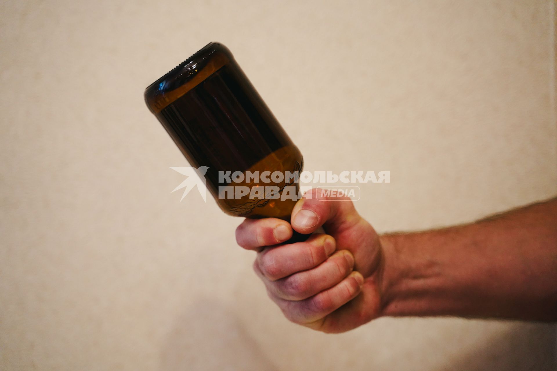 Постановочная съемка на тему алкоголя