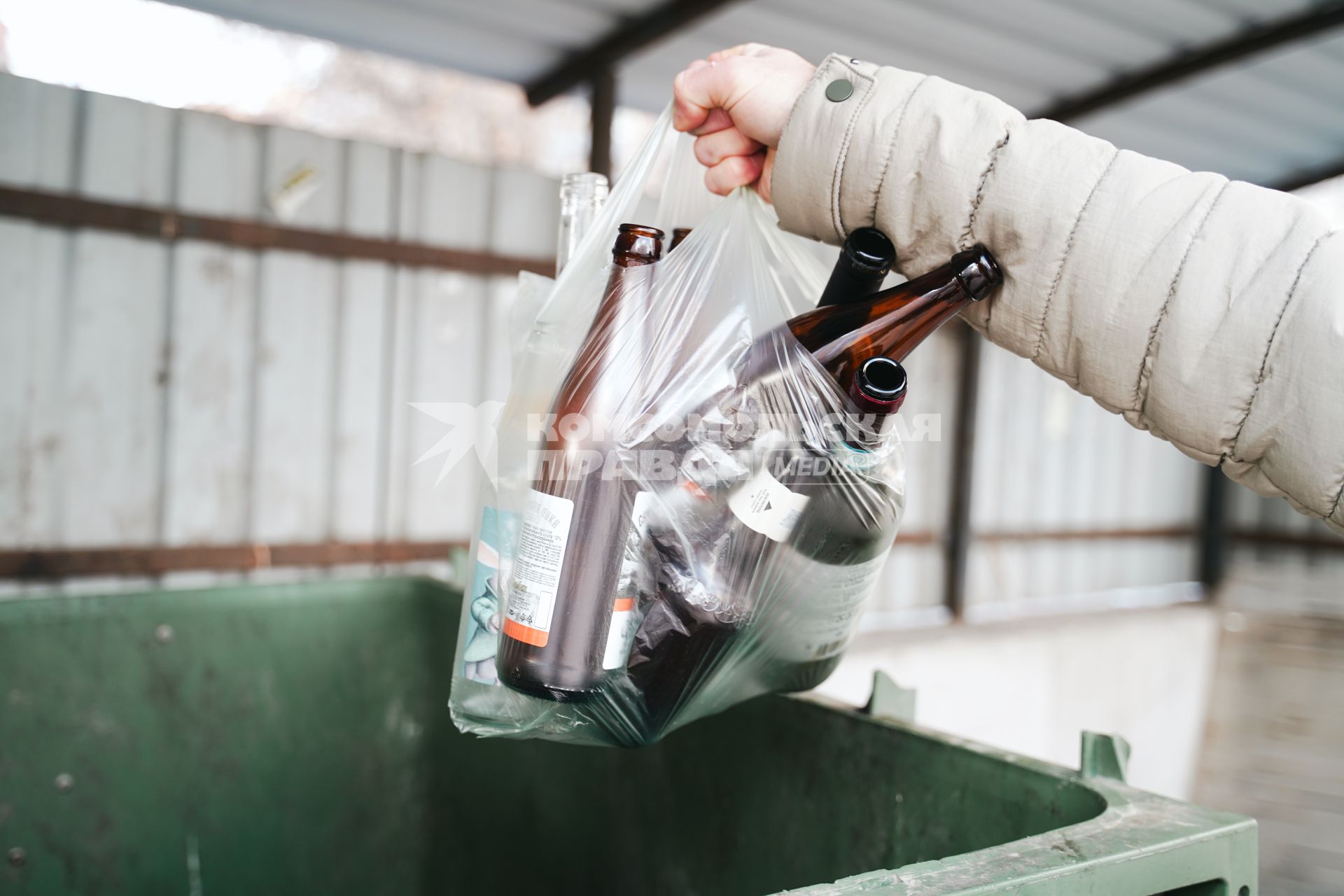 Постановочная съемка на тему алкоголя