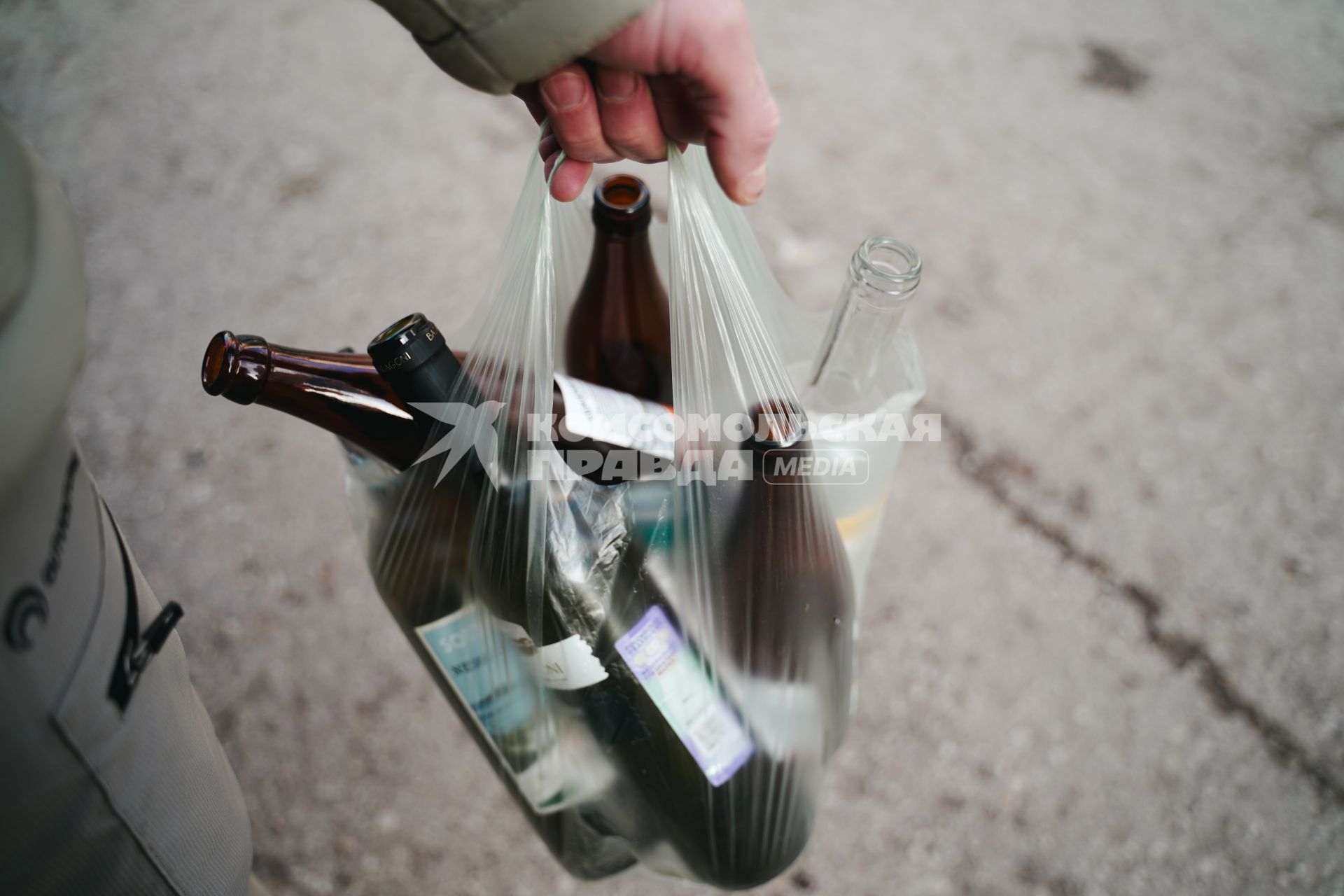 Постановочная съемка на тему алкоголя