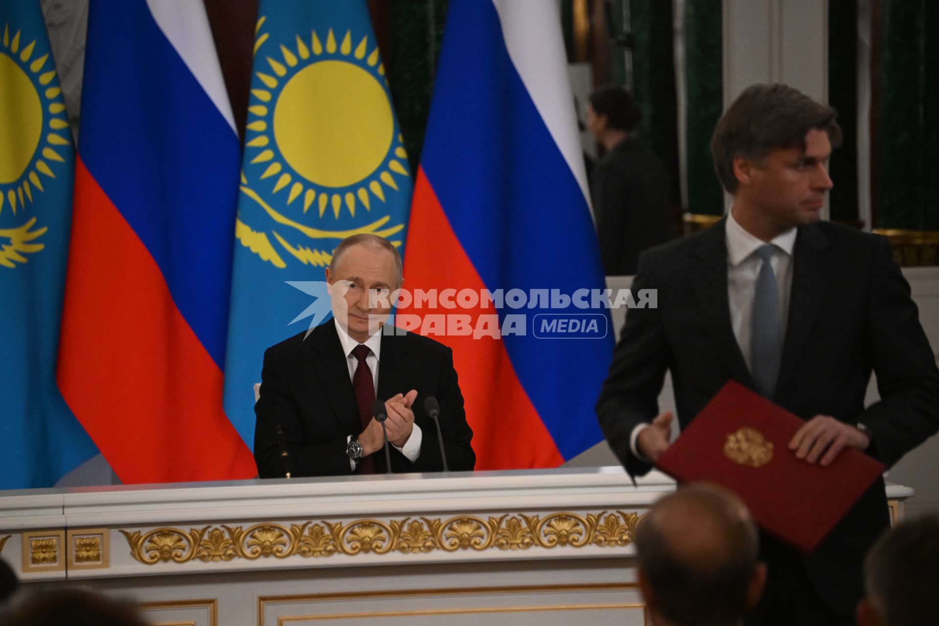 Встреча президента России Владимира Путина с президентом Казахстана Касым-Жомартом Токаевым