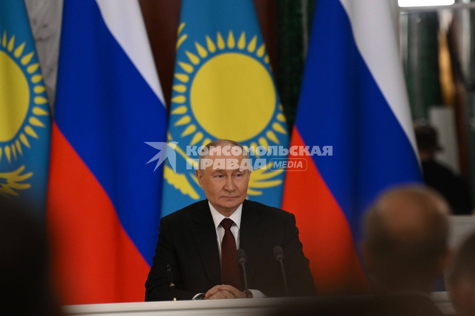 Встреча президента России Владимира Путина с президентом Казахстана Касым-Жомартом Токаевым