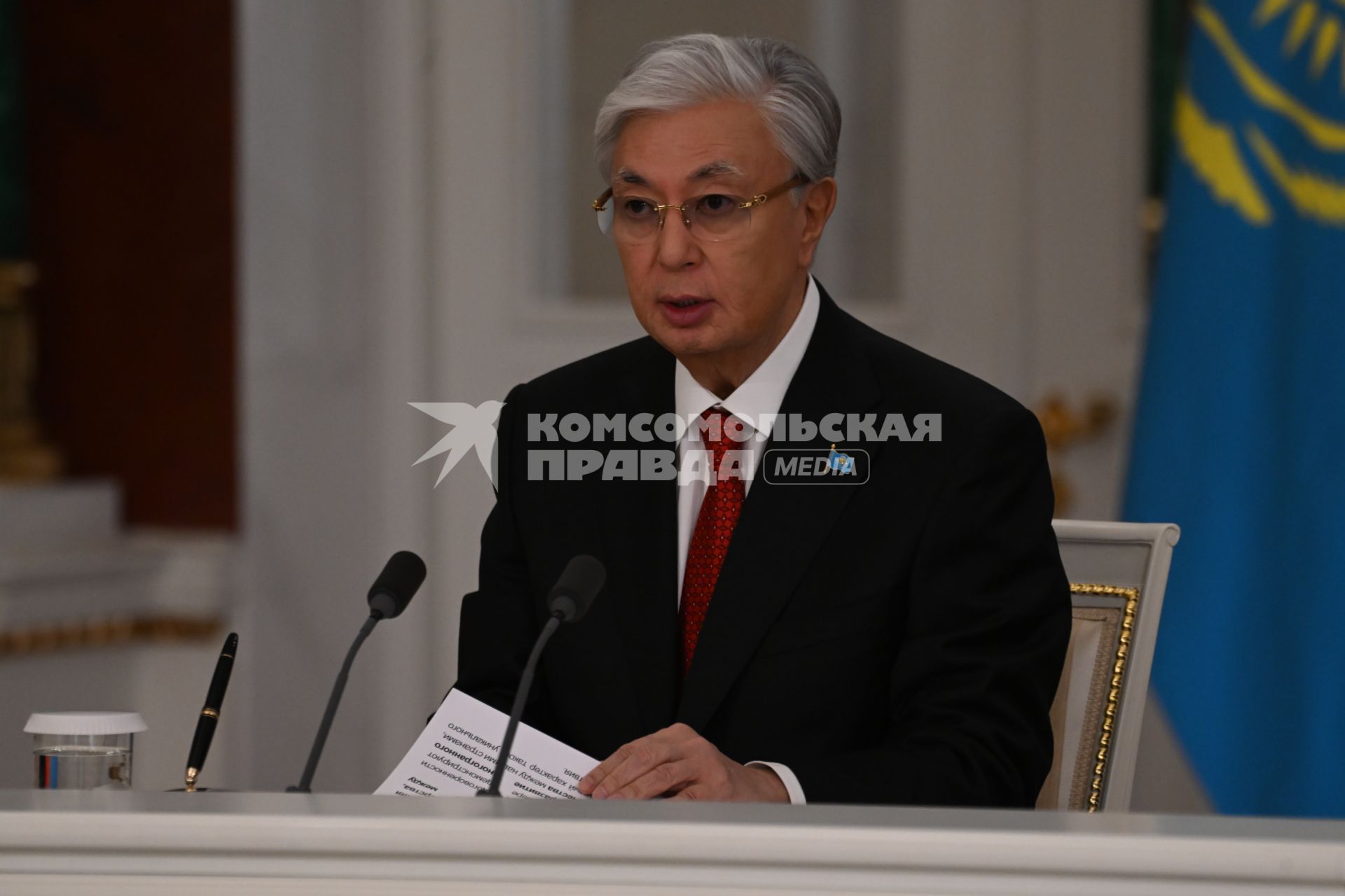 Встреча президента России Владимира Путина с президентом Казахстана Касым-Жомартом Токаевым