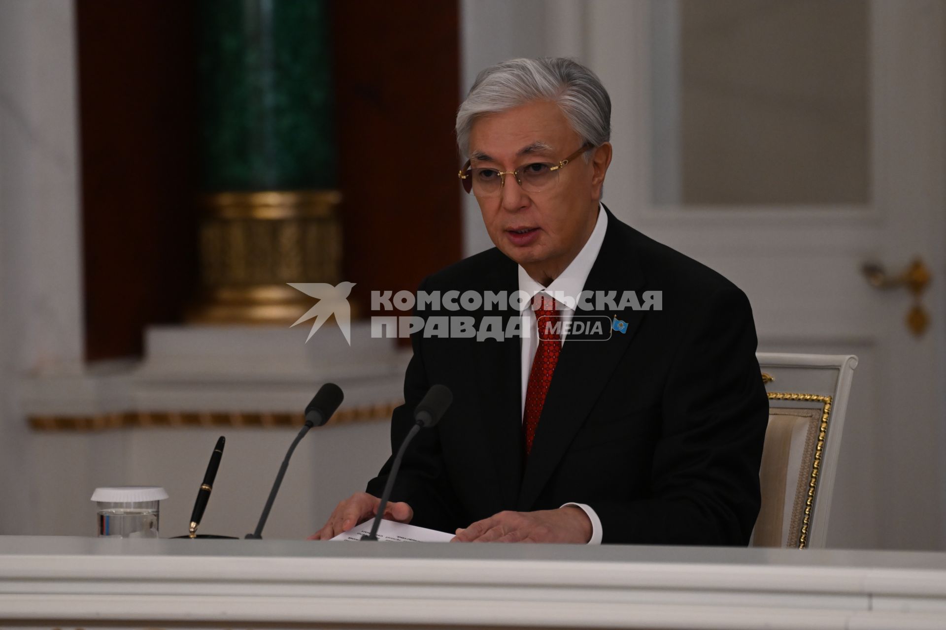 Встреча президента России Владимира Путина с президентом Казахстана Касым-Жомартом Токаевым