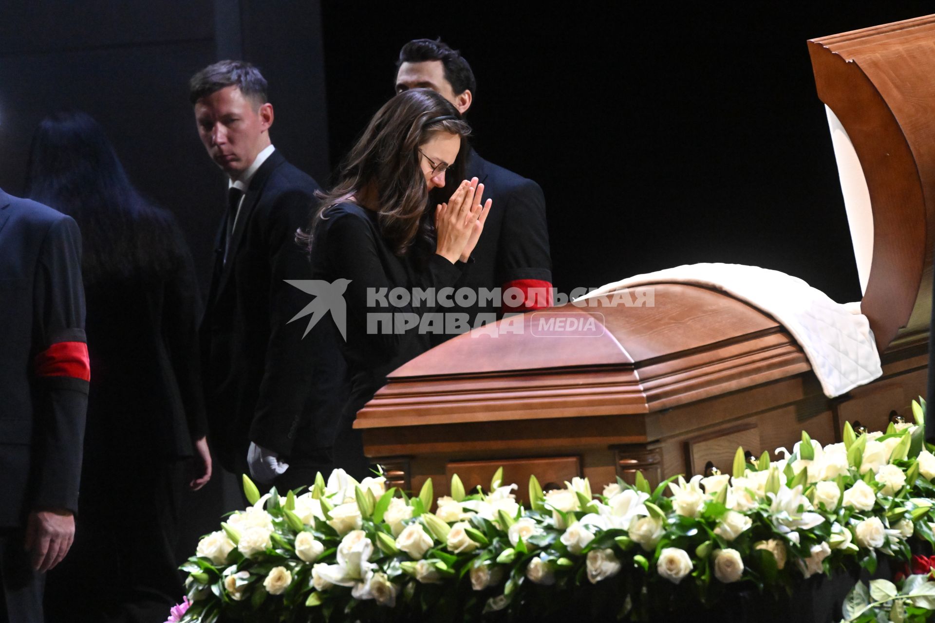 Прощание с актером Владимиром Симоновым в Москве