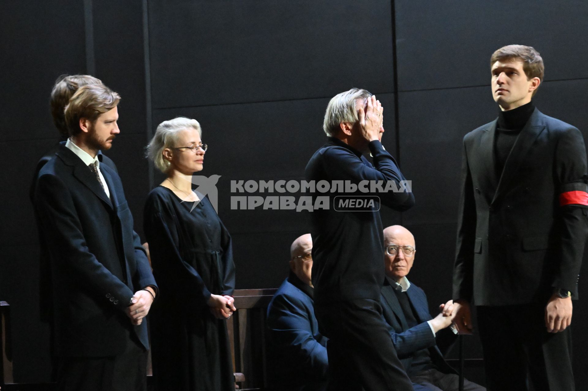 Прощание с актером Владимиром Симоновым в Москве