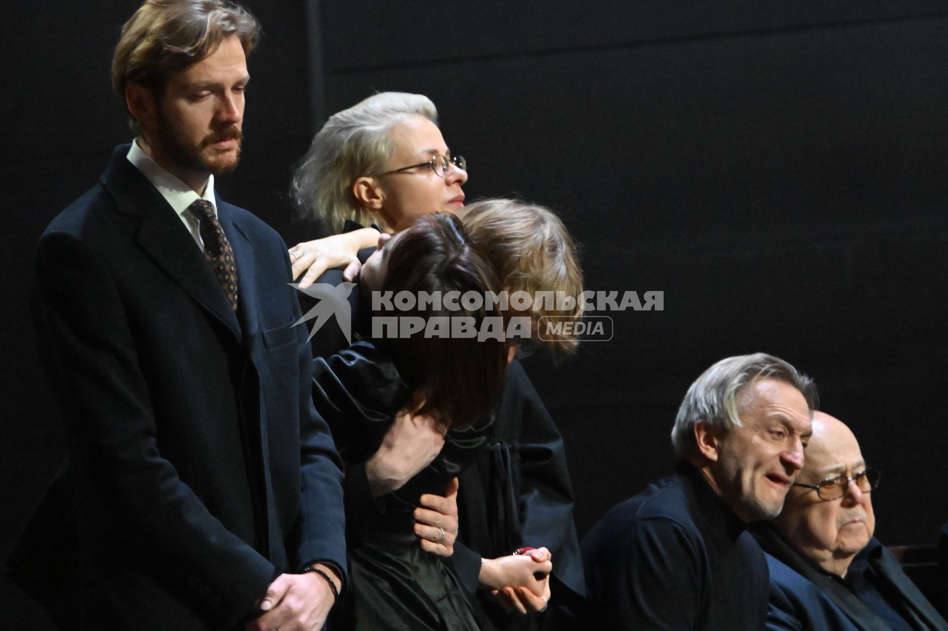 Прощание с актером Владимиром Симоновым в Москве