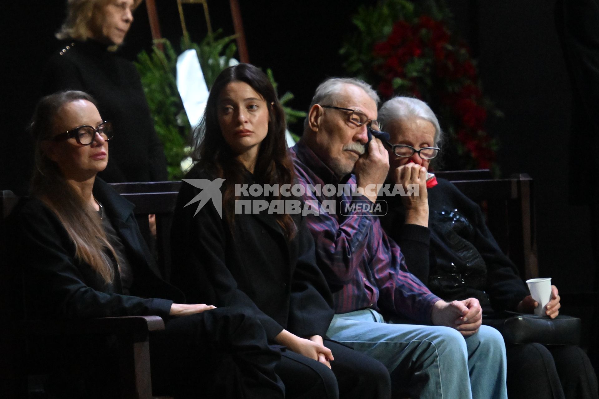 Прощание с актером Владимиром Симоновым в Москве