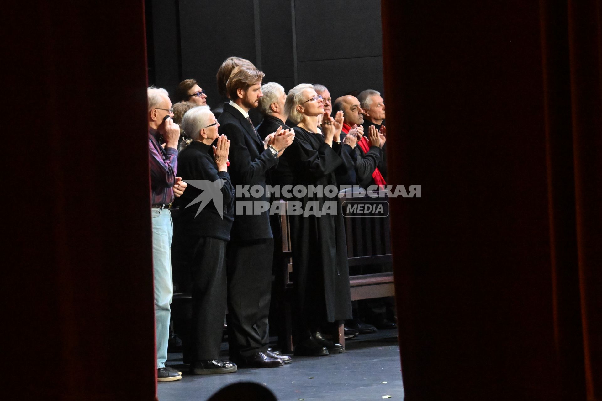 Прощание с актером Владимиром Симоновым в Москве