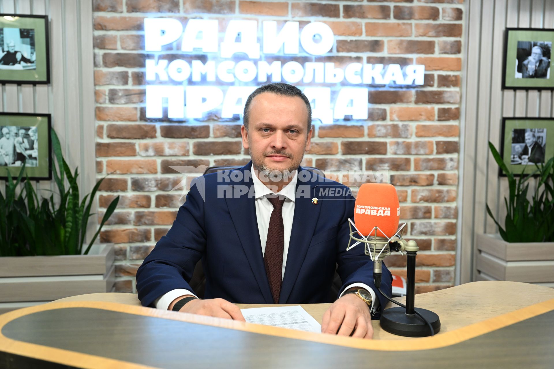 Андрей Никитин на радиостанции \"Комсомольская правда\"