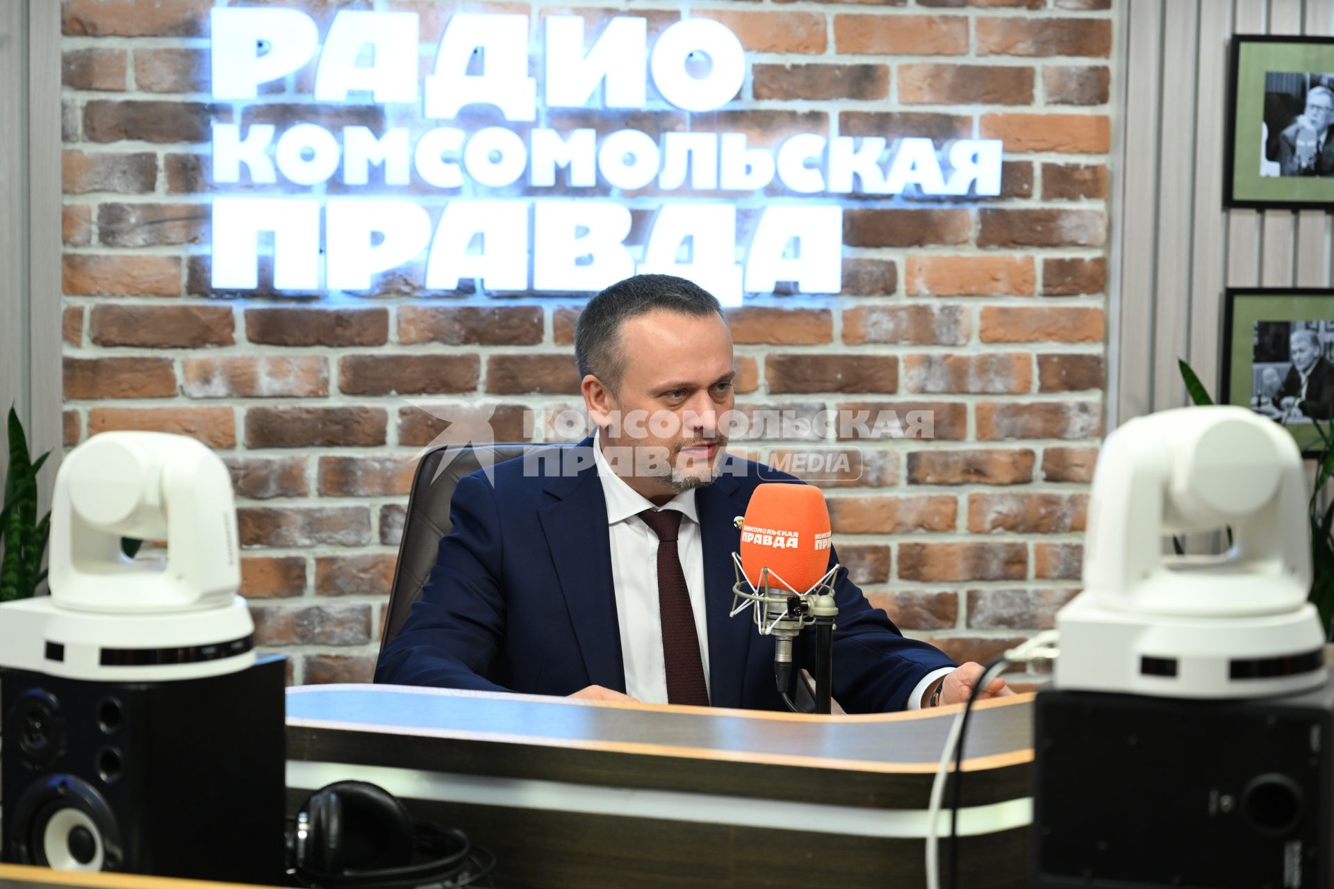 Андрей Никитин на радиостанции \"Комсомольская правда\"