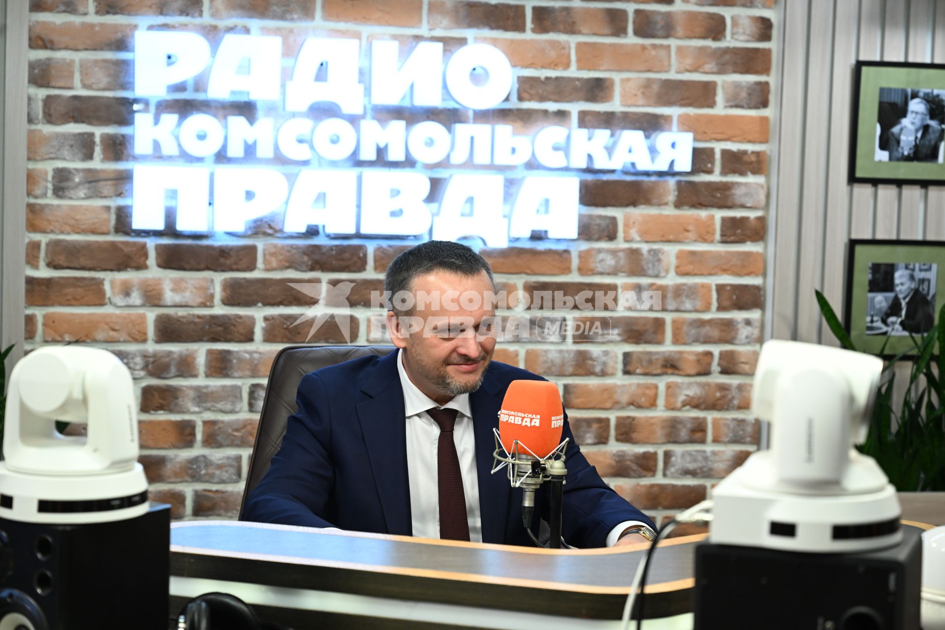 Андрей Никитин на радиостанции \"Комсомольская правда\"