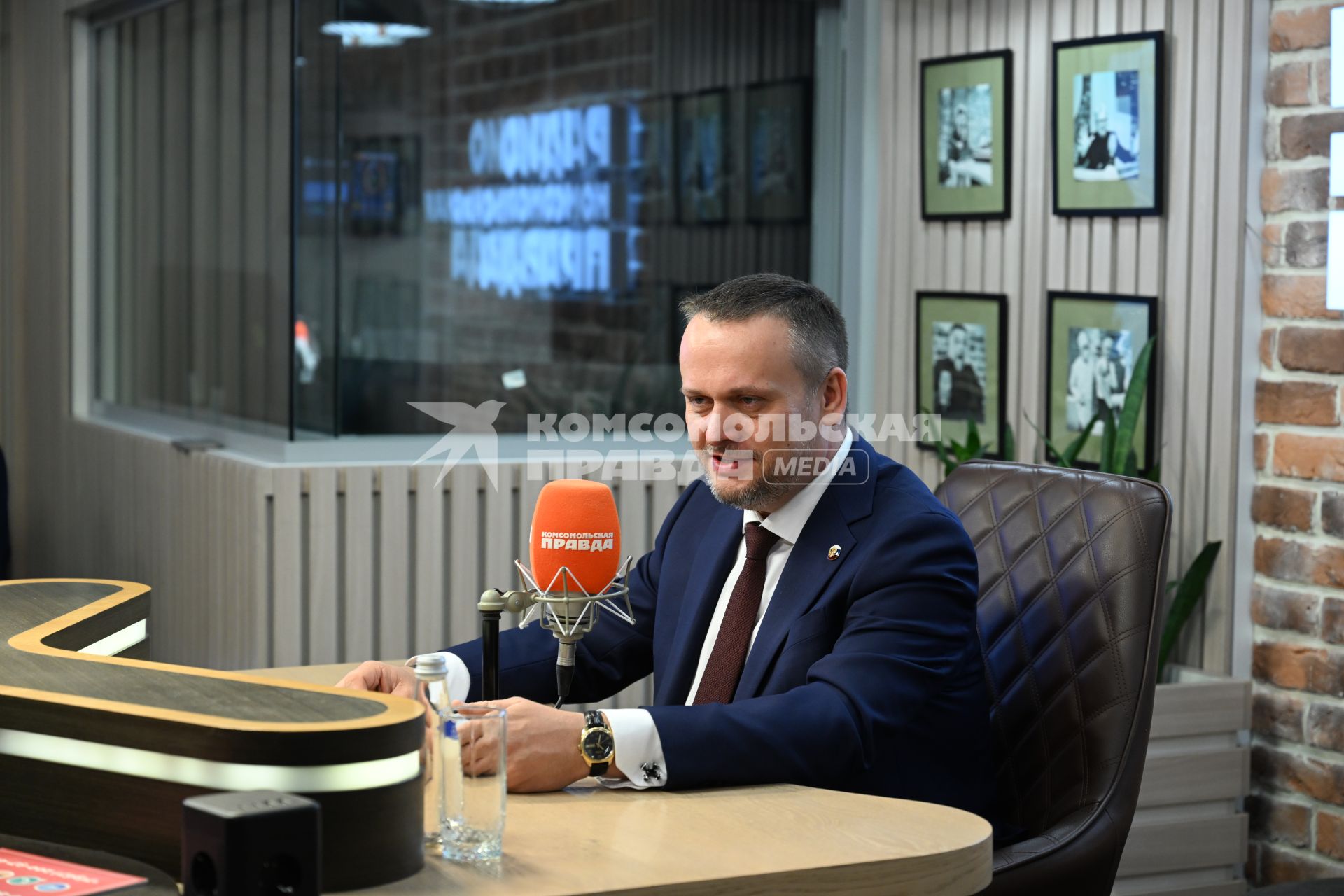 Андрей Никитин на радиостанции \"Комсомольская правда\"