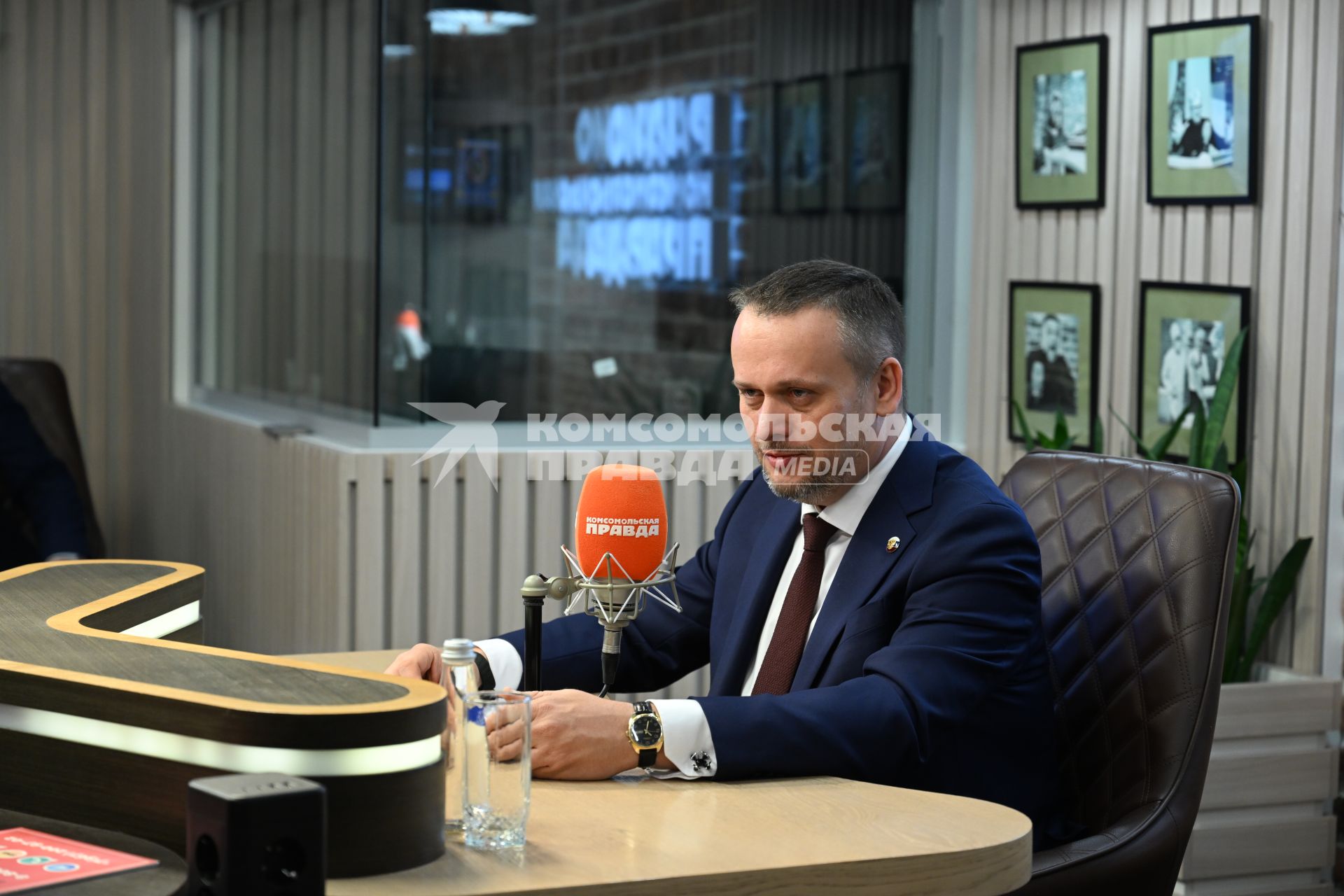 Андрей Никитин на радиостанции \"Комсомольская правда\"