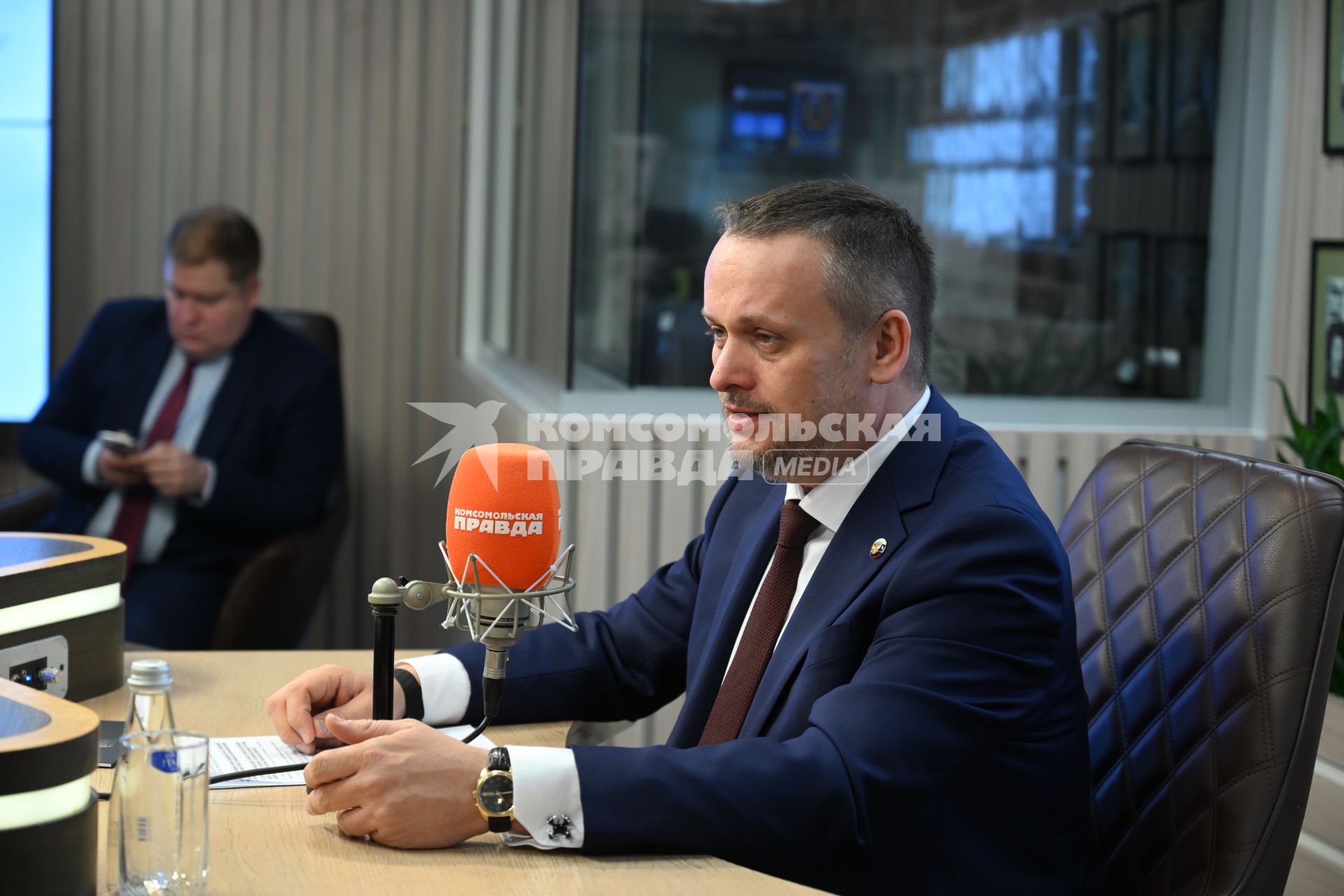 Андрей Никитин на радиостанции \"Комсомольская правда\"