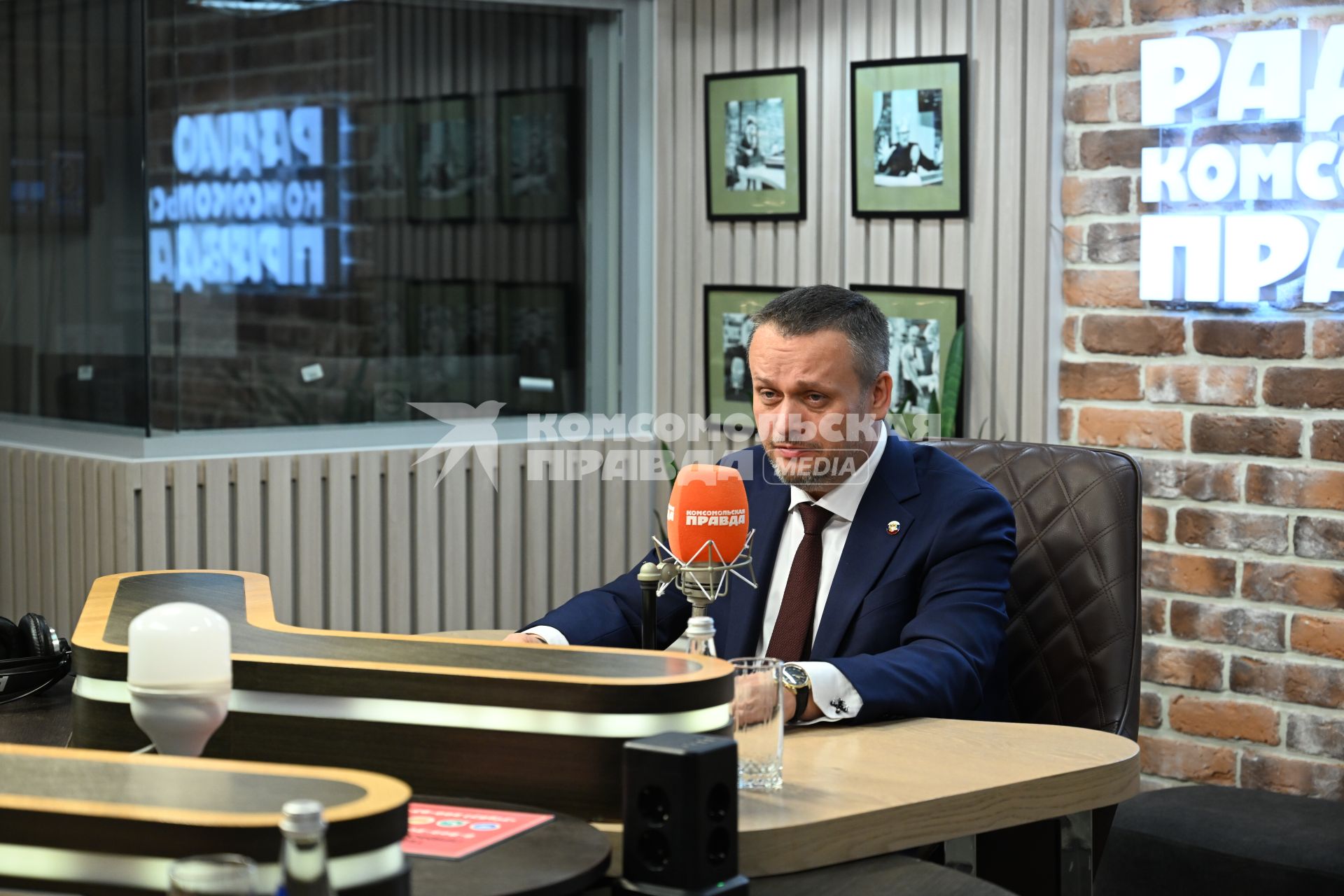 Андрей Никитин на радиостанции \"Комсомольская правда\"