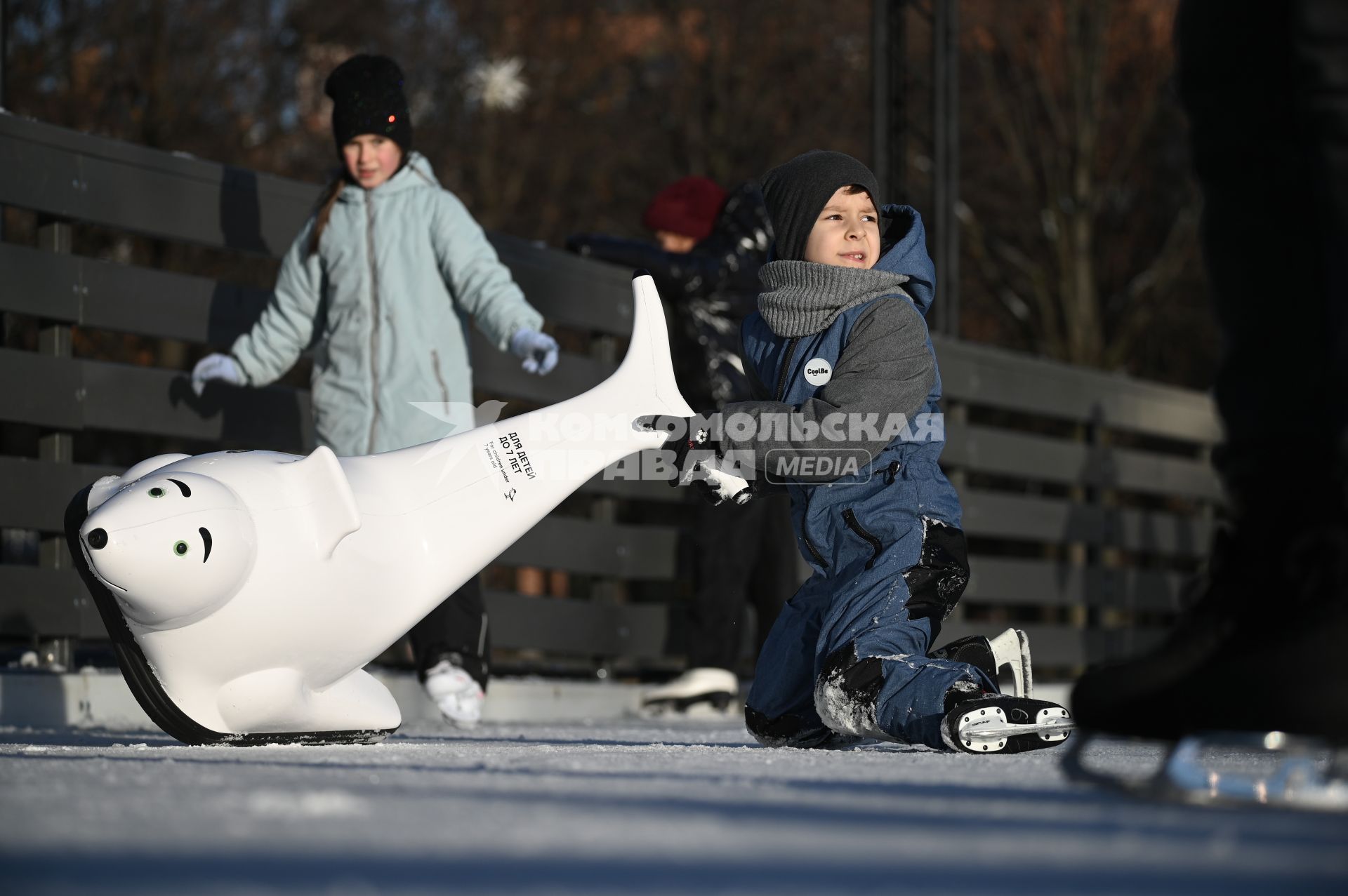 Первый каток в Петербурге начал работать в Новой Голландии