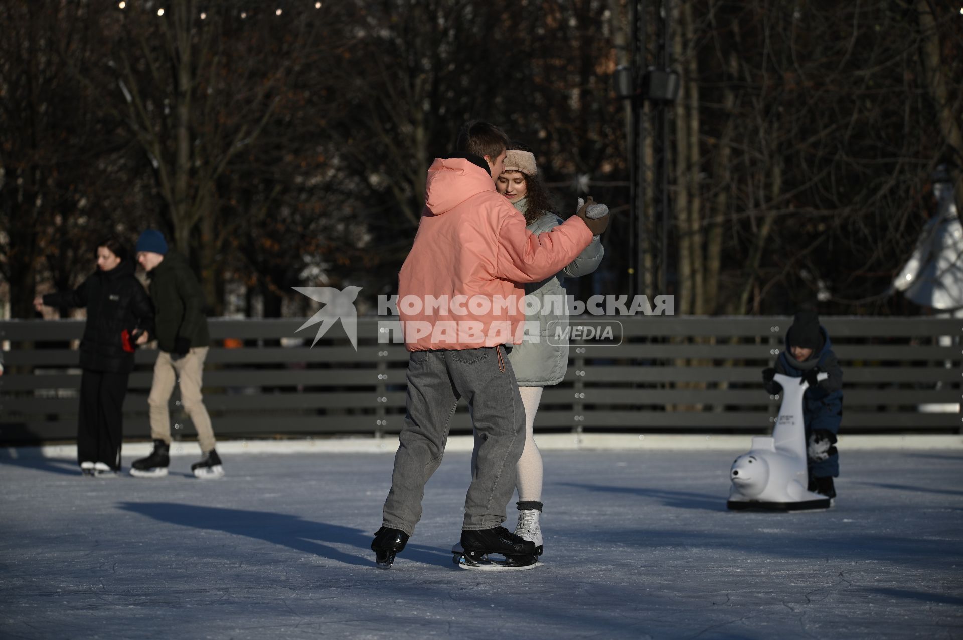 Первый каток в Петербурге начал работать в Новой Голландии