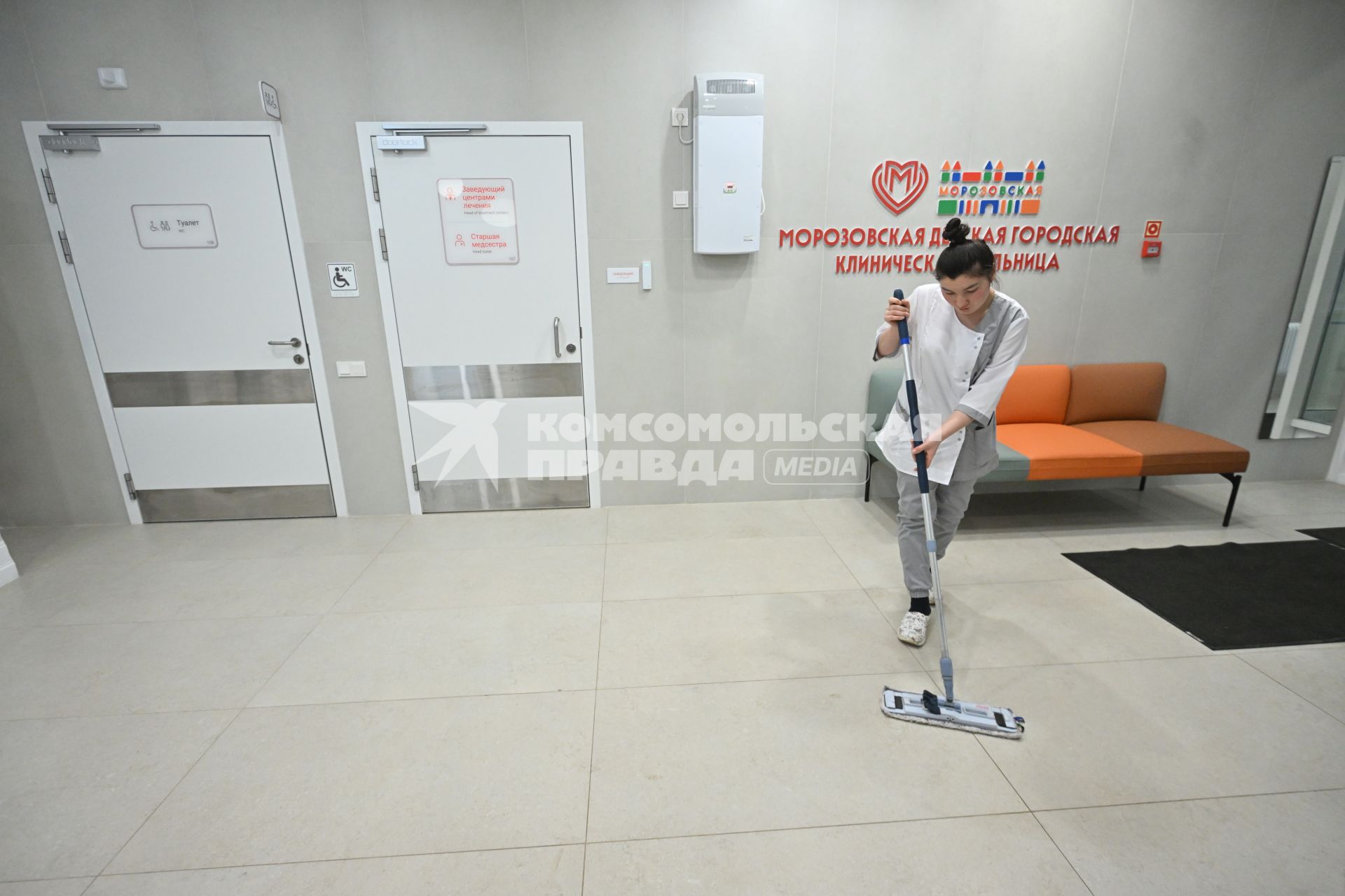 Отделение корпуса №16 Морозовской детской больницы после реконструкции.