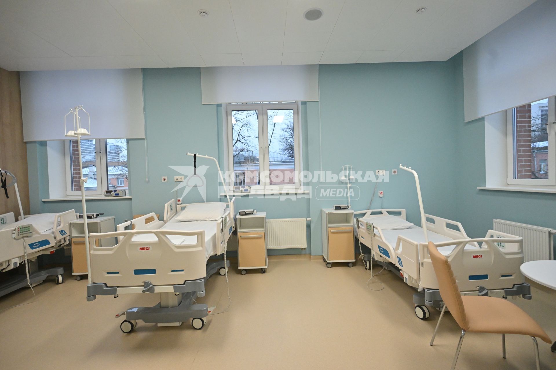 Отделение корпуса №16 Морозовской детской больницы после реконструкции.